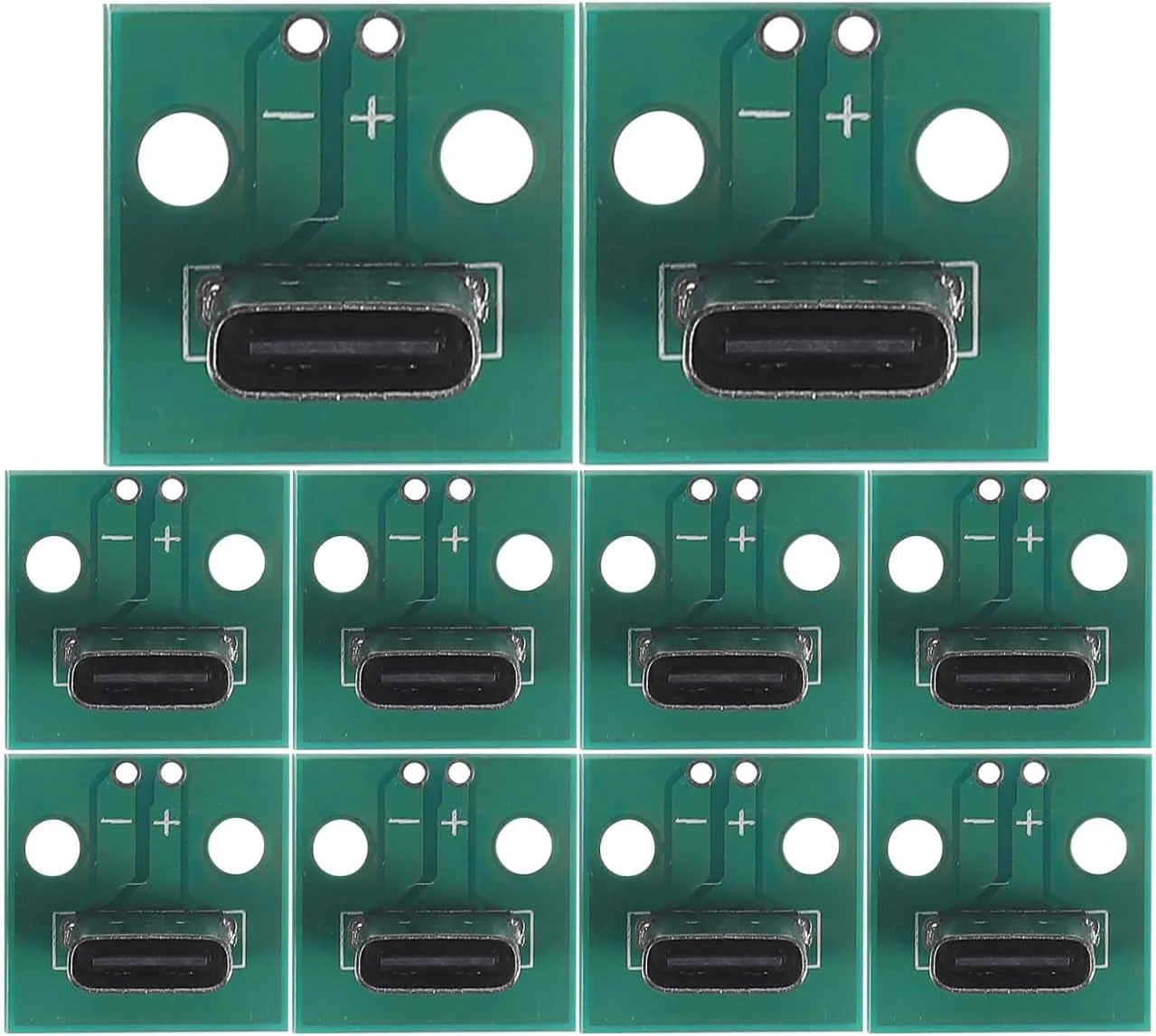 برد آداپتور مادگی USB Type-C آرتیبتر، بستهی 10 عددی، با ماژول تست PCB برای انتقال دادهی کارآمد - اتصالدهندهی عمودی 6 پین برد آداپتور مادگی USB Type-C آرتیبتر، بستهی 10 عددی، با ماژول تست PCB برای انتقال دادهی کارآمد - اتصالدهندهی عمودی 6 پین