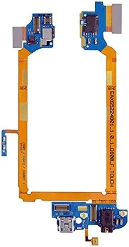 کابل فلت پورت اتصال شارژ USB، کابل فلت جک صوتی هدفون و کابل فلت میکروفون برای LG G2 / D800 / D801 / D803 / D800T