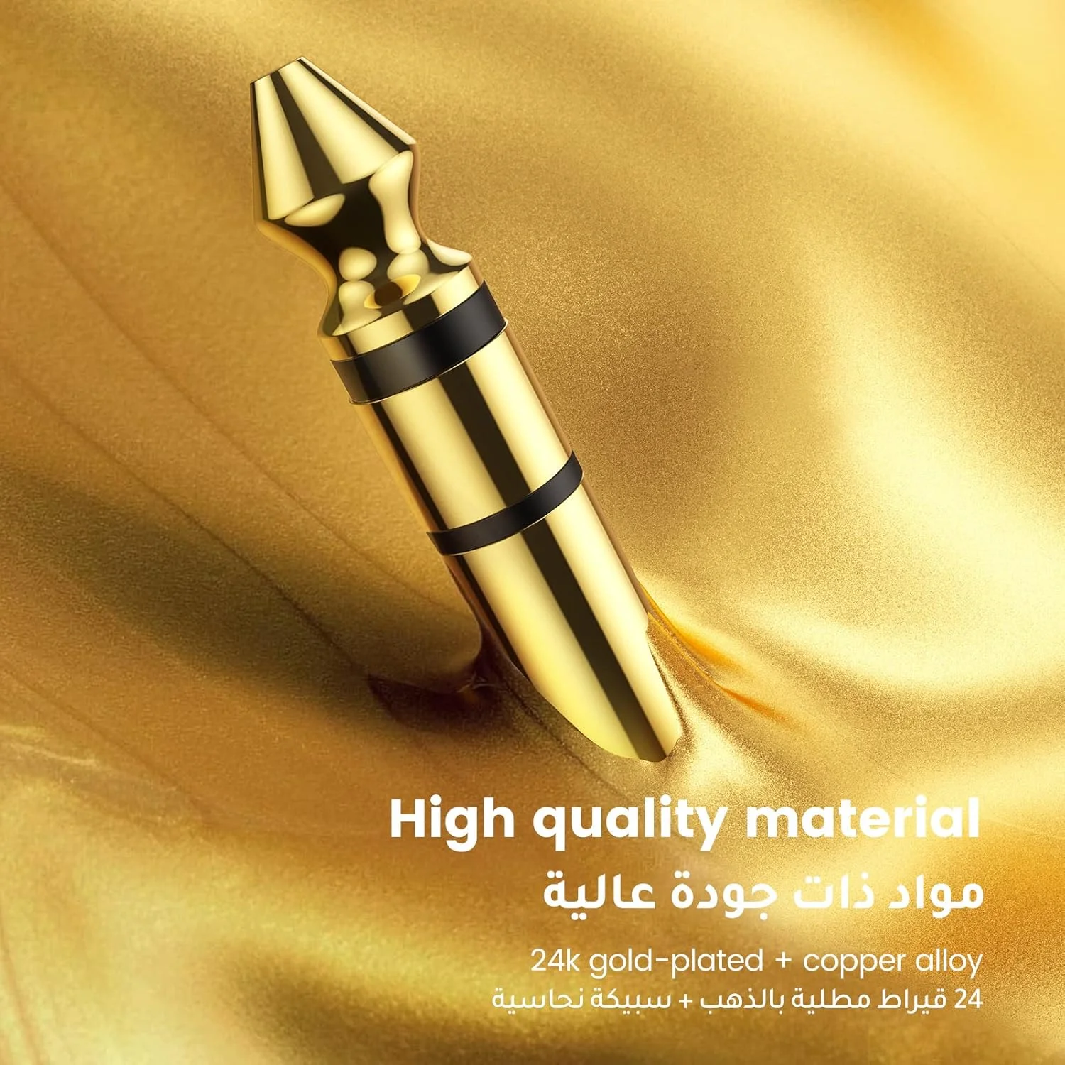 تبدیل صوتی UGREEN نر 6.35 میلی‌متری (1/4 اینچ) به مادگی 3.5 میلی‌متری (1/8 اینچ) استریو با روکش طلا، سازگار با آمپلی‌فایر، بلندگو، پیانو دیجیتال، گیتار، کامپیوتر، تلویزیون، MP3، تبلت و تلفن - 1 عدد