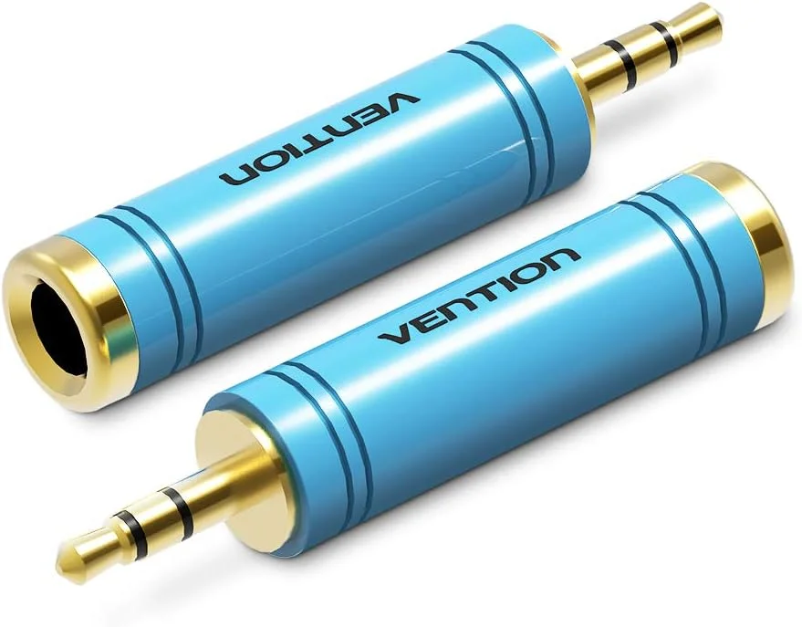 تبدیل کننده فیش صوتی ونشن (3.5 میلیمتر به 6.5 میلیمتر، بسته 1 عددی) تبدیل کننده فیش صوتی ونشن (3.5 میلیمتر به 6.5 میلیمتر، بسته 1 عددی)