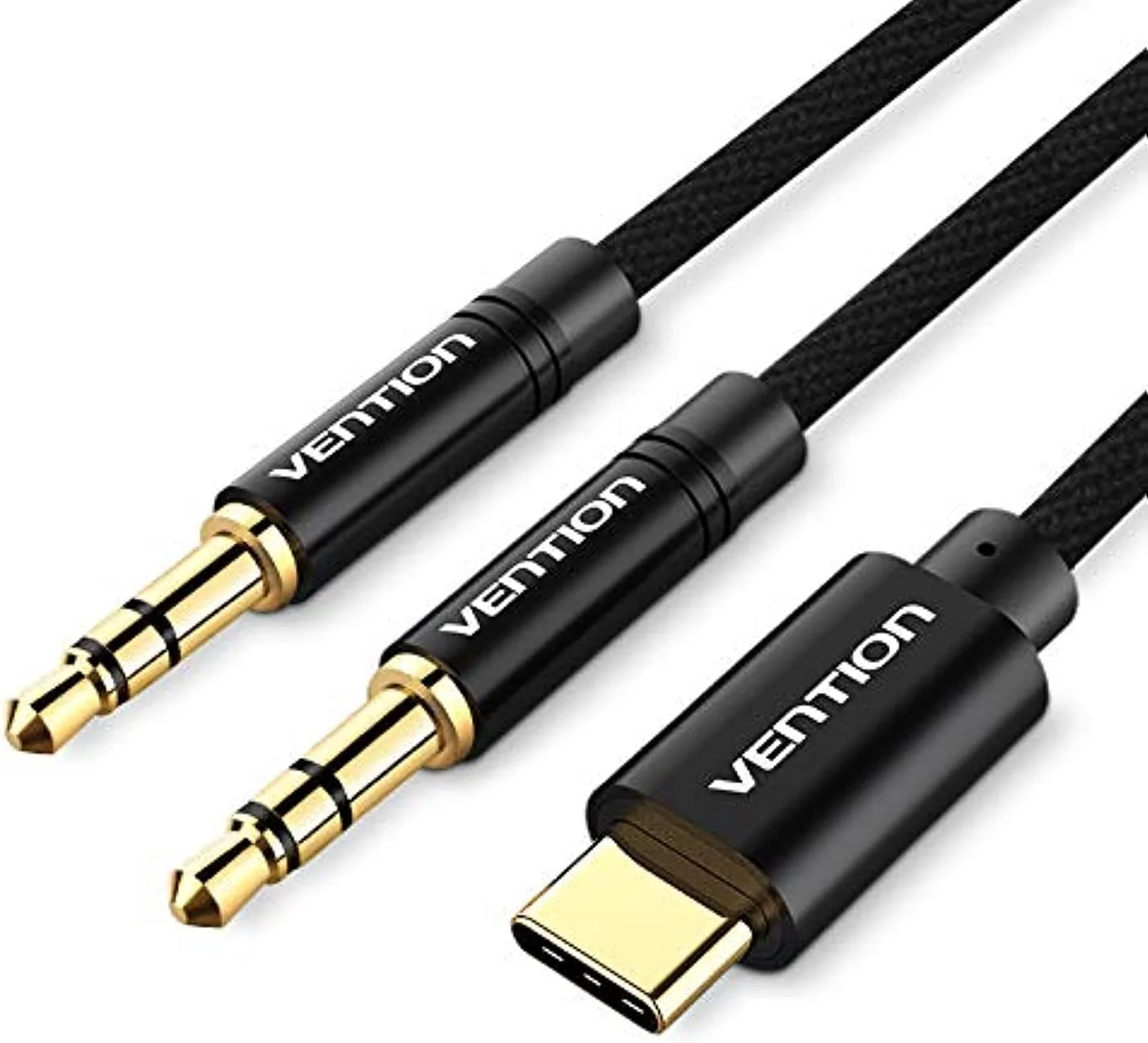 تبدیل USB Type C نر به دوگانه 3.5mm نر AUX صوتی کابل آداپتور اسپلیتر هدفون/میکروفون برای Huawei Mate 10 P20 Xiaomi Macbook Moto Z Series Pixel 2