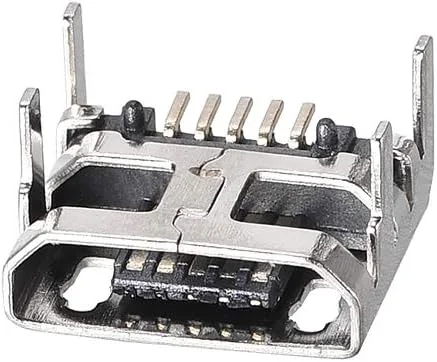 سورسینگ مپ 10 عدد کانکتور مادگی میکرو USB، پورت جک 5 پین DIP 180 درجه، آداپتور جایگزین تعمیر