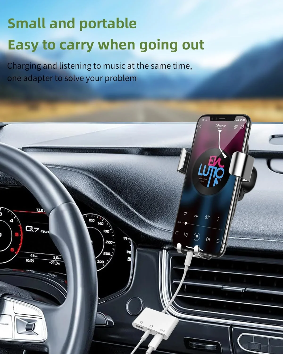 آداپتور USB-C به 3.5 میلی‌متری صدا برای آیفون، 3 در 1، دوگانه Type C، اسپلیتر، شارژر، دانگل جک هدفون، سازگار با سامسونگ، اپل 16 15 پرو مکس پلاس، آیپد ایر 5، کابل شارژ و لوازم جانبی Aux