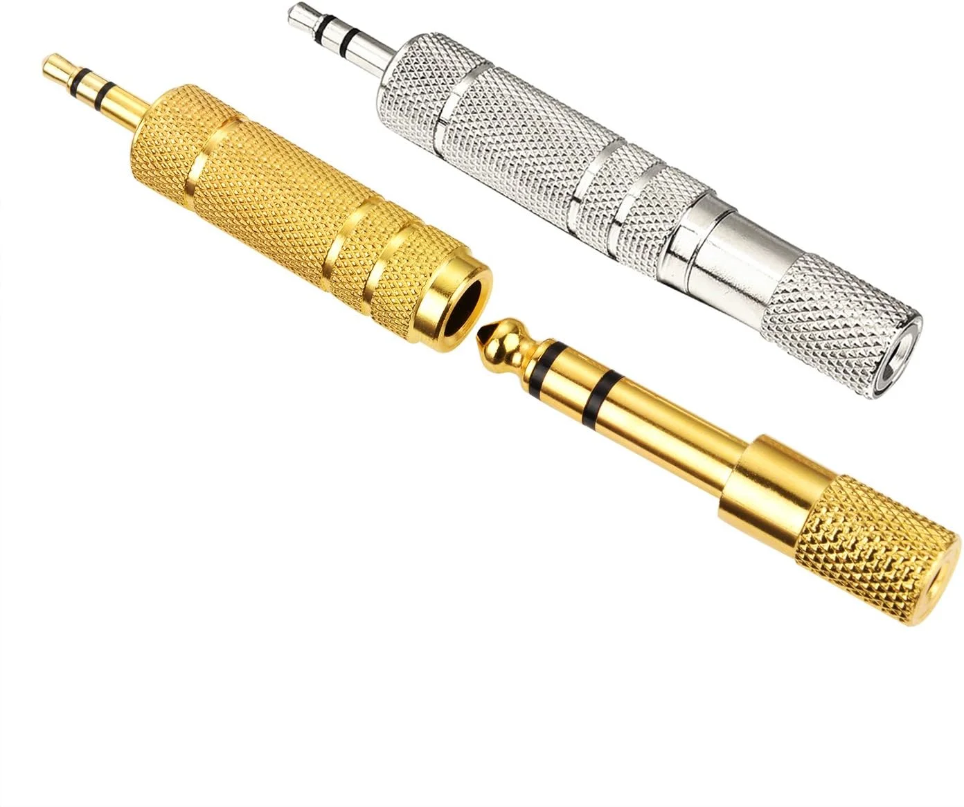 ایبوت، 4 عدد آداپتور هدفون، تبدیل 6.35 میلیمتری (1/4 اینچ) نری به 3.5 میلیمتری مادگی و پلاگ استریو صوتی 3.5 میلیمتری نری به 6.35 میلیمتری (1/4 اینچ) مادگی ایبوت، 4 عدد آداپتور هدفون، تبدیل 6.35 میلیمتری (1/4 اینچ) نری به 3.5 میلیمتری مادگی و پلاگ استریو صوتی 3.5 میلیمتری نری به 6.35 میلیمتری (1/4 اینچ) مادگی