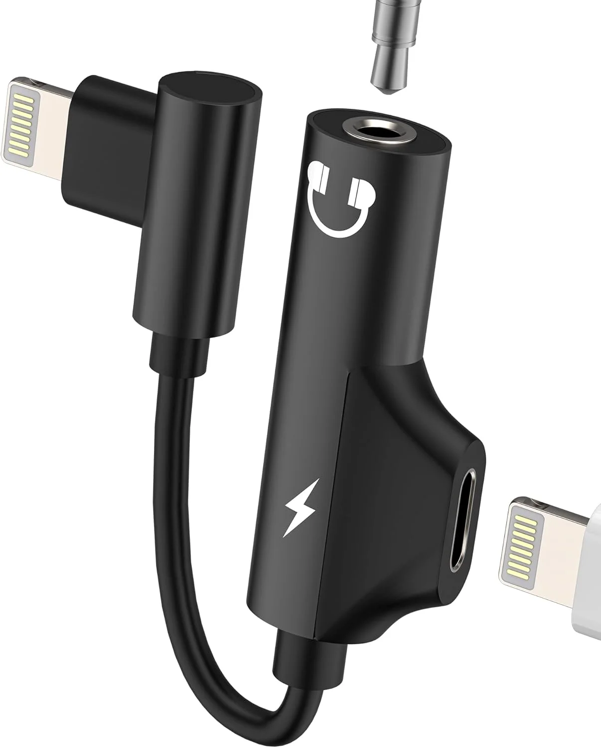 تبدیل لایتنینگ به جک 3.5 میلی متری برای آیفون 14 13 پرو 2 در 1 شارژر هدفون اتصال صوتی کابل AUX اسپلیتر خودرو برای اپل برای آیپد هدست لوازم جانبی موسیقی تلفن