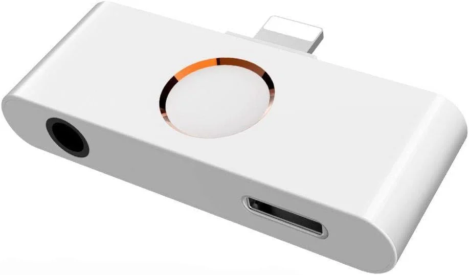 آداپتور دکمه هوم آیفون X، جک هدفون 3.5 میلی‌متری برای شارژر، جک AUX، مبدل صدا