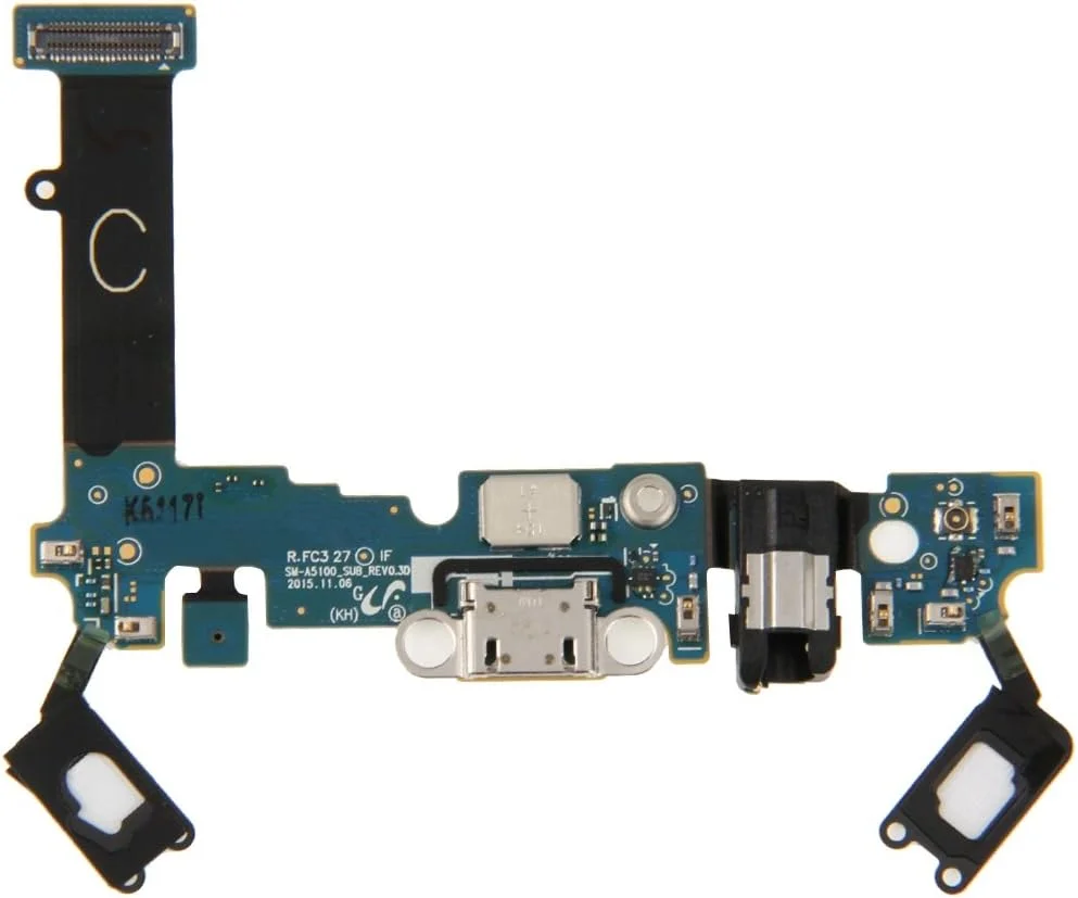 قطعات جایگزین لوازم جانبی تلفن همراه HUANGJINLONG JINLON، پورت شارژ، حسگر و کابل فلکس جک هدفون برای گلکسی A5 (2016) / A5100