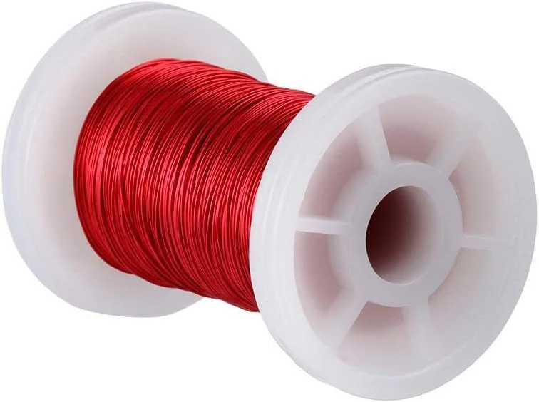 سیم لاکی BNTECHGO سایز 28 AWG - سیم مسی روکش دار - سیم پیچی لاکی با روکش، تحمل دمای 155℃، مناسب برای ترانسفورماتورها و القاگرها، 2 اونس ECW28AWG0125LB سیم لاکی BNTECHGO سایز 28 AWG - سیم مسی روکش دار - سیم پیچی لاکی با روکش، تحمل دمای 155℃، مناسب برای ترانسفورماتورها و القاگرها، 2 اونس ECW28AWG0125LB