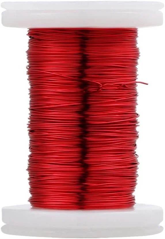 سیم لاکی BNTECHGO سایز 28 AWG - سیم مسی روکش دار - سیم پیچی لاکی با روکش، تحمل دمای 155℃، مناسب برای ترانسفورماتورها و القاگرها، 2 اونس ECW28AWG0125LB سیم لاکی BNTECHGO سایز 28 AWG - سیم مسی روکش دار - سیم پیچی لاکی با روکش، تحمل دمای 155℃، مناسب برای ترانسفورماتورها و القاگرها، 2 اونس ECW28AWG0125LB