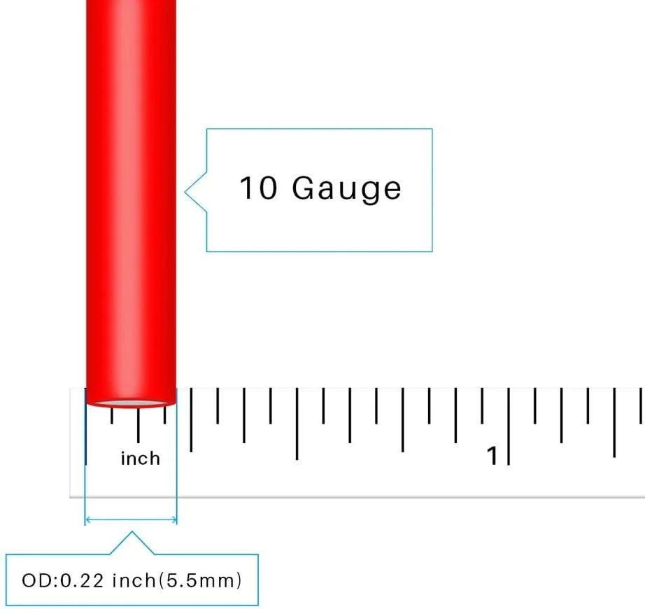 سیم سیلیکونی انعطاف پذیر BNTECHGO گیج 10، 1.5 متر قرمز و 1.5 متر مشکی، 200 درجه سانتیگراد، سیم مسی قلع اندود 600 ولت سیم سیلیکونی انعطاف پذیر BNTECHGO گیج 10، 1.5 متر قرمز و 1.5 متر مشکی، 200 درجه سانتیگراد، سیم مسی قلع اندود 600 ولت