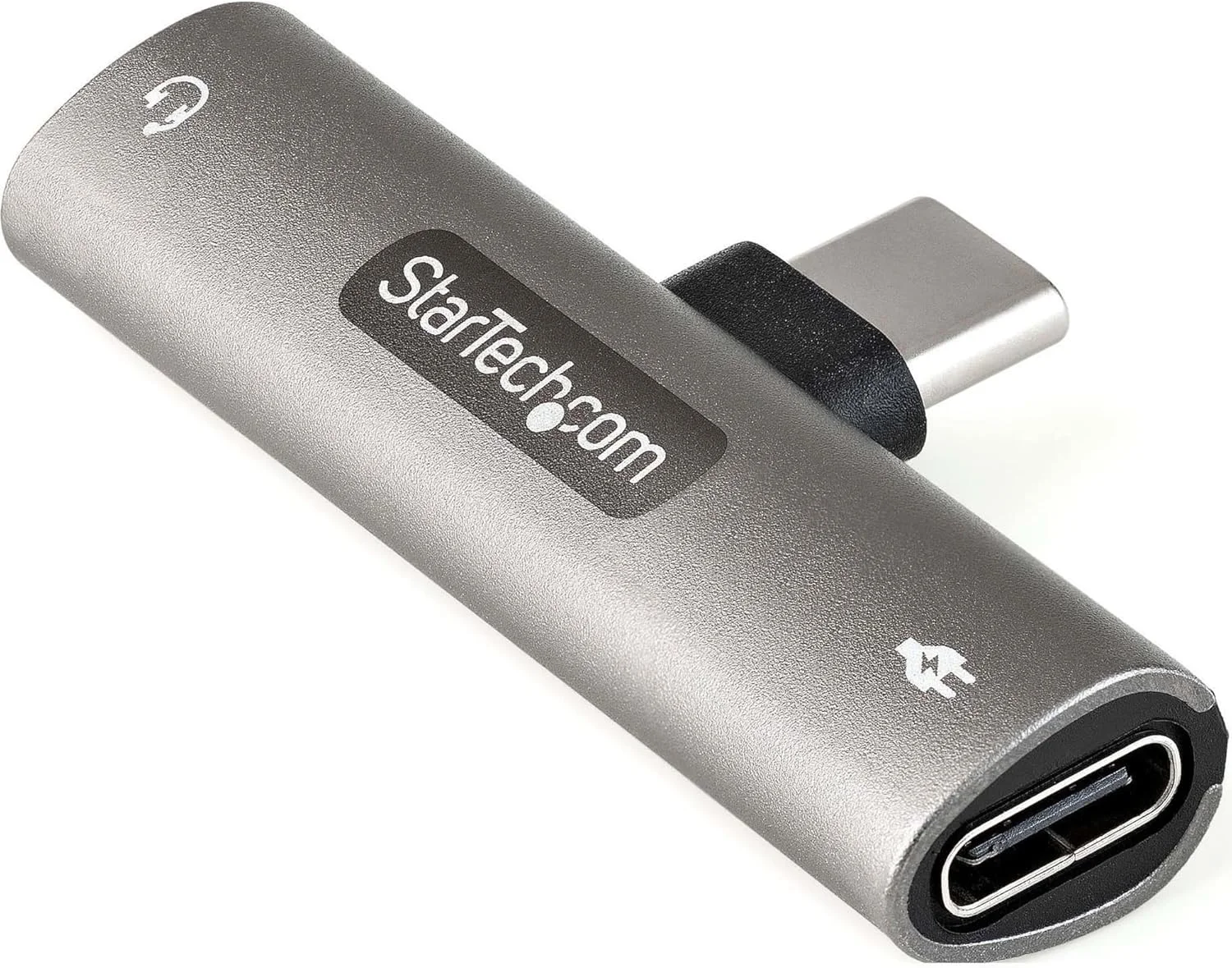 آداپتور صدا و شارژ USB C استار تک - آداپتور صدای USB-C با جک هدفون/هدست 3.5 میلی‌متری TRRS و شارژر عبوری USB Type-C با توان 60 وات - برای تلفن/تبلت/لپ‌تاپ USB-C (CDP235APDM)