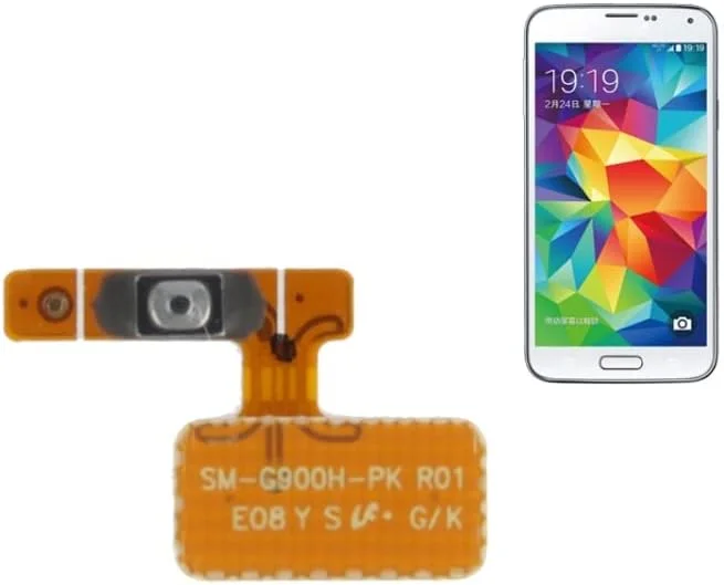 قطعات جایگزین موبایل برای کابل فلکس دکمه پاور گلکسی S5 / G900