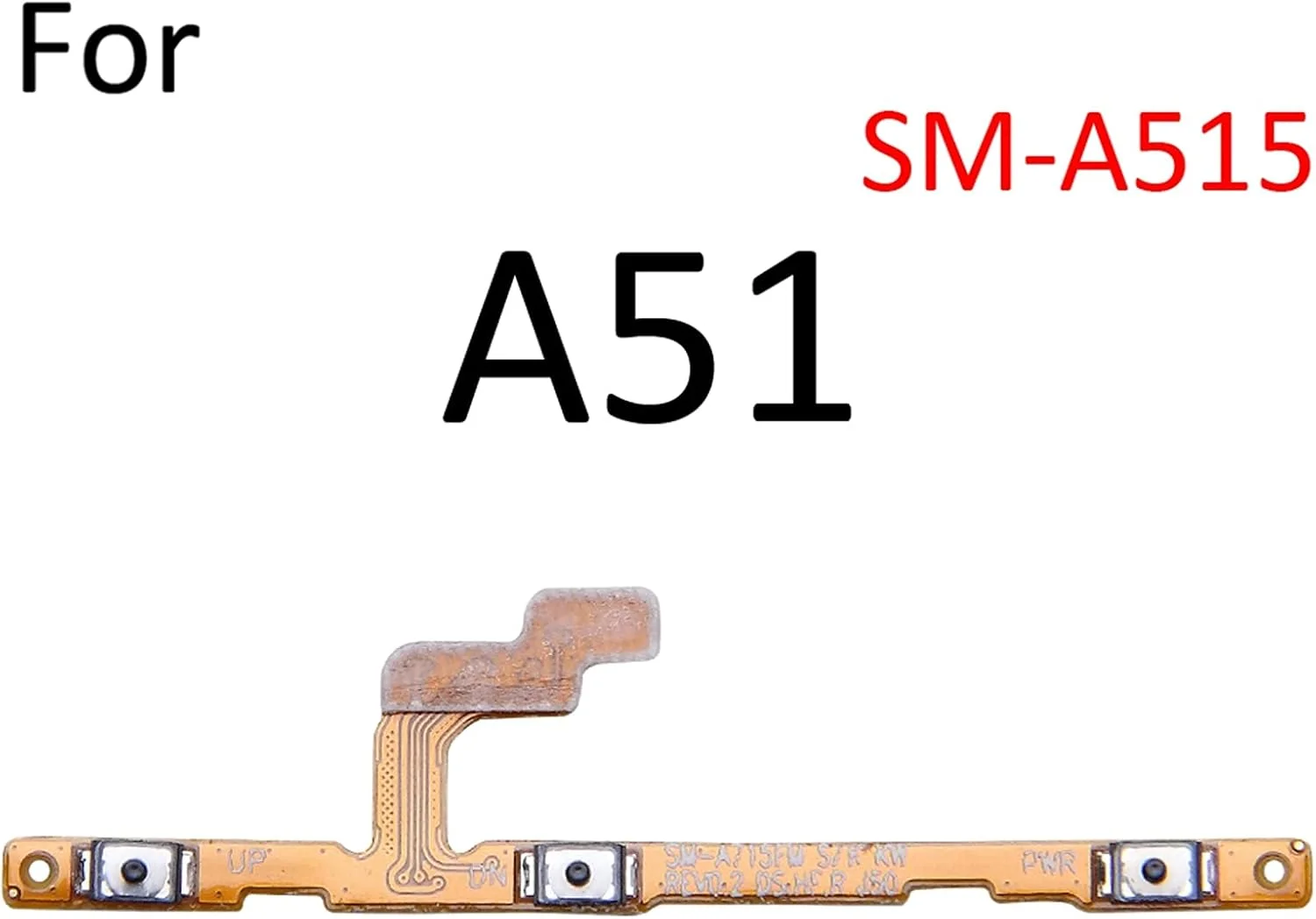قطعات جایگزین موبایل برای دکمه پاور و کابل فلکس دکمه صدا Galaxy A51 SM-A515