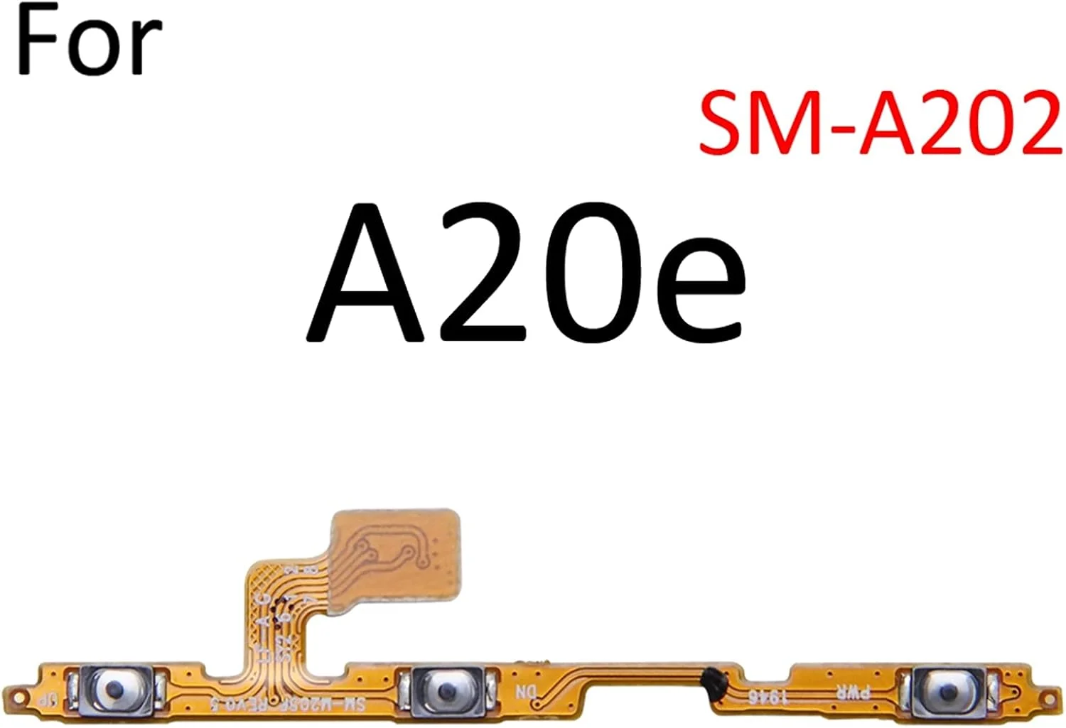 قطعات جایگزین موبایل برای دکمه پاور و کابل فلکس دکمه صدا Galaxy A20e SM-A202