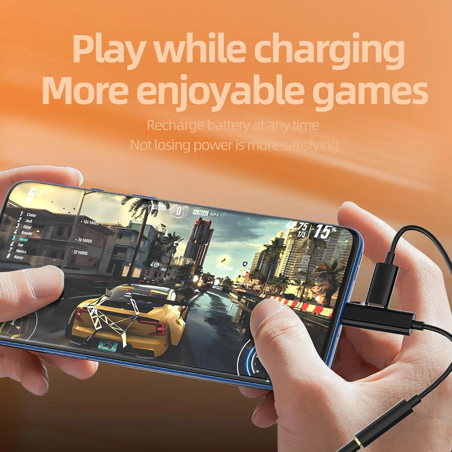 تبدیل USB-C به جک هدفون 3.5 میلی‌متری (2 در 1) کابل شارژر Type-C برای آیفون 16 و 15، مبدل صوتی DAC AUX سازگار با هدفون سامسونگ، میکروفون، برای آیپد، اندروید، شارژ لوازم جانبی خودرو