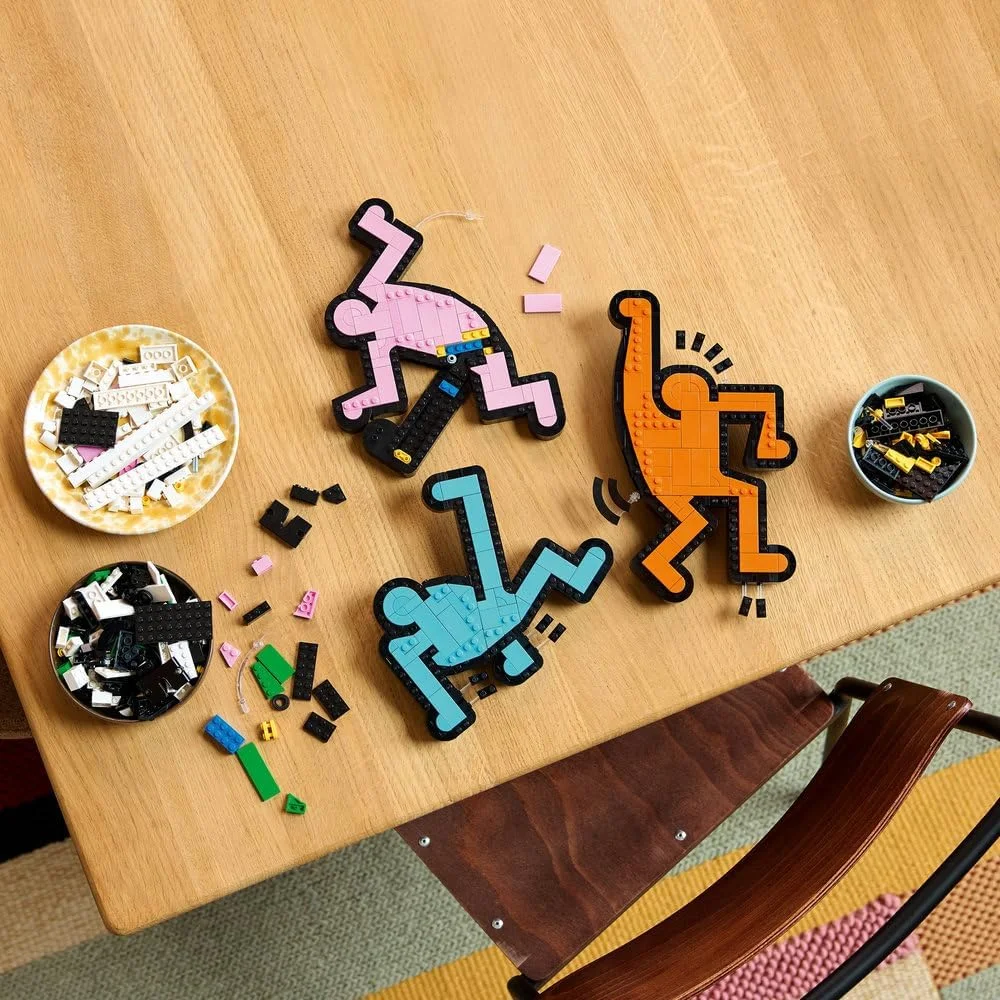 لگو آرت کیت هرینگ – دکور اتاق نشیمن با فیگورهای رقصنده، مجموعه ساختنی برای بزرگسالان، اثر هنری دیواری، ایده هدیه برای مردان، زنان و هر هنرمندی که عاشق یک فعالیت خلاقانه است 31216 لگو آرت کیت هرینگ – دکور اتاق نشیمن با فیگورهای رقصنده، مجموعه ساختنی برای بزرگسالان، اثر هنری دیواری، ایده هدیه برای مردان، زنان و هر هنرمندی که عاشق یک فعالیت خلاقانه است 31216