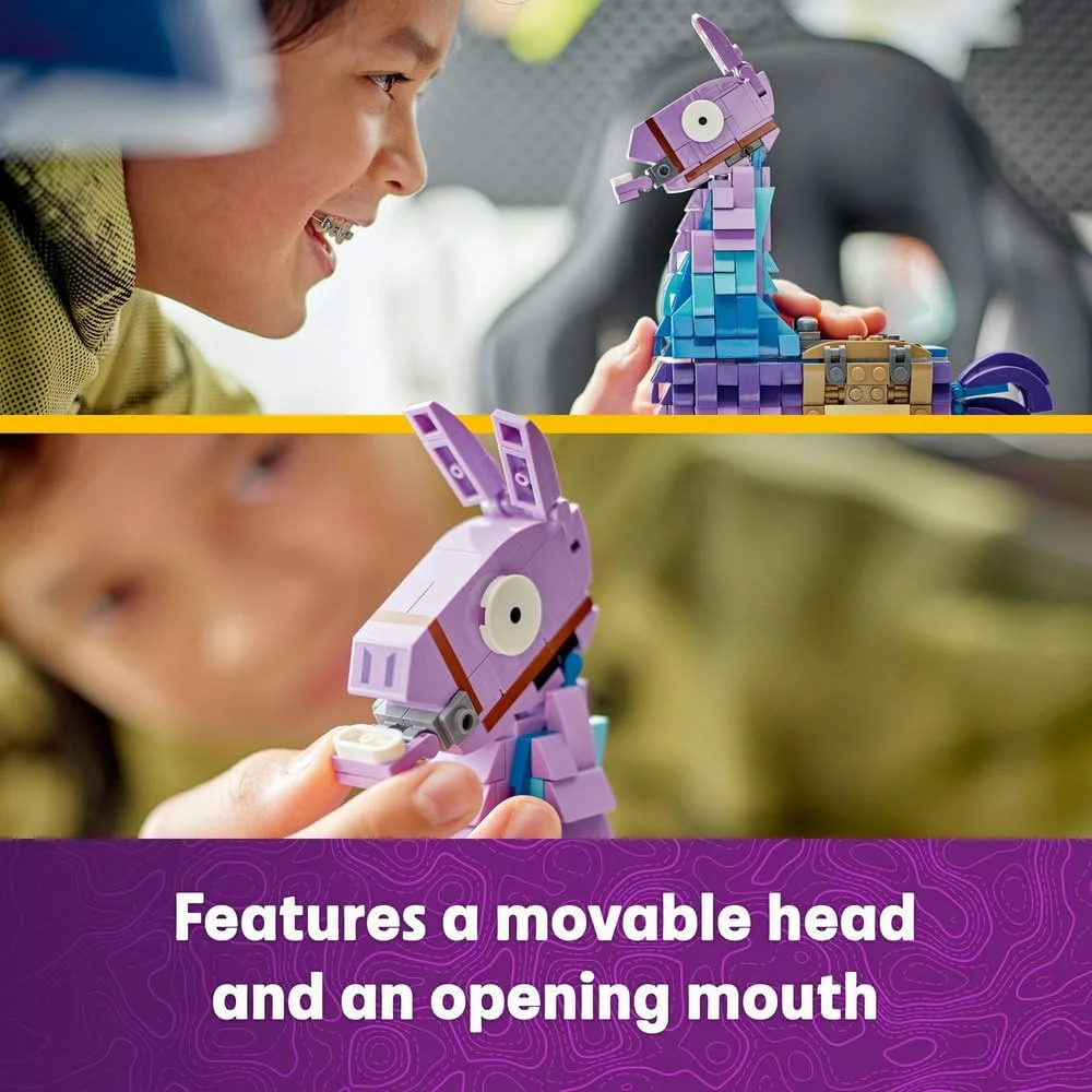 مدل ساختنی لاما تدارکات لگو Fortnite، اسباب بازی شخصیت بازی ویدیویی برای پسران و دختران، مجموعه ساختنی یک دکوراسیون عالی برای اتاق خواب کودکان است، هدایای تولد کلکسیونی برای گیمرها 77071 مدل ساختنی لاما تدارکات لگو Fortnite، اسباب بازی شخصیت بازی ویدیویی برای پسران و دختران، مجموعه ساختنی یک دکوراسیون عالی برای اتاق خواب کودکان است، هدایای تولد کلکسیونی برای گیمرها 77071