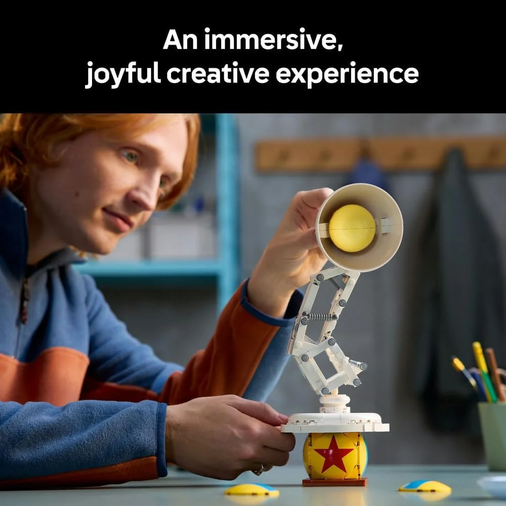 لگو آیدیاز دیزنی پیکسار Luxo Jr. مجموعه ساخت لامپ برای بزرگسالان - مدل یادگاری فیلم با ارجاعات پنهان فیلم - دکور میز کار اداری - ایده هدیه کلکسیونی - 21357 لگو آیدیاز دیزنی پیکسار Luxo Jr. مجموعه ساخت لامپ برای بزرگسالان - مدل یادگاری فیلم با ارجاعات پنهان فیلم - دکور میز کار اداری - ایده هدیه کلکسیونی - 21357