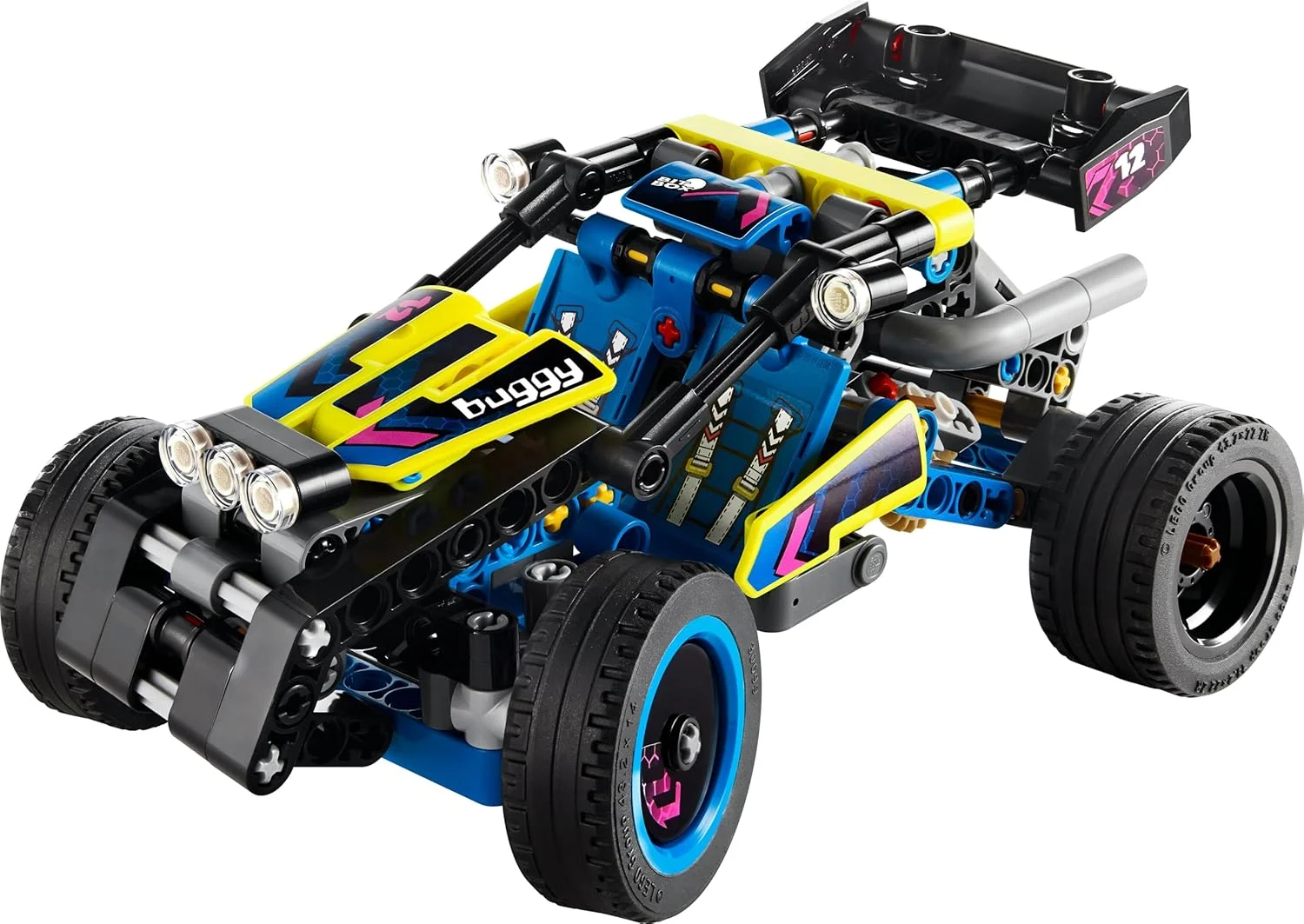 باگی مسابقه ای آفرود LEGO Technic، اسباب بازی ماشین برای پسران و دختران 8 سال به بالا، کیت ساخت مدل رالی با ویژگی های واقعی، هدیه کوچک برای کودکان 42164