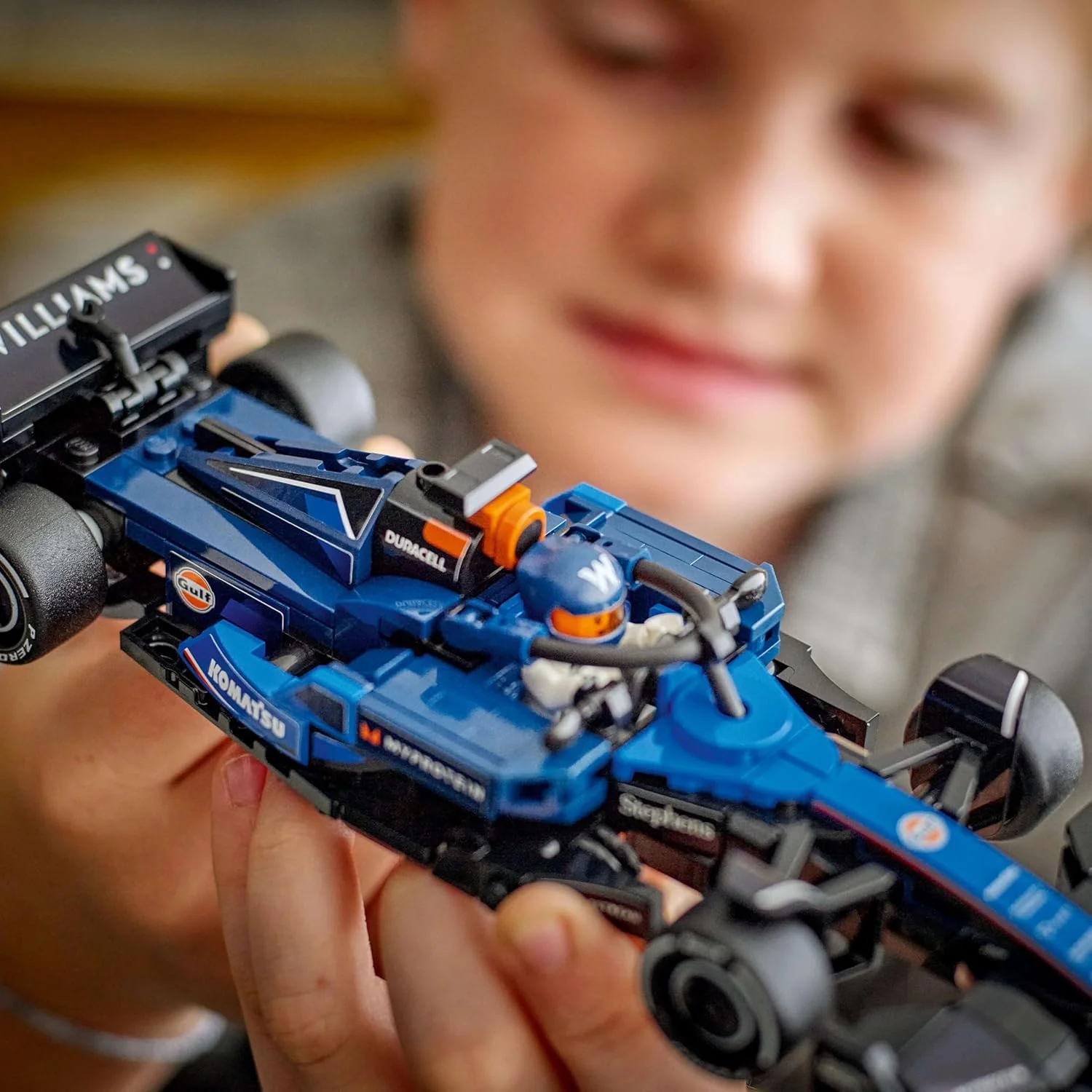 مدل ماشین مسابقه ای ویلیامز ریسینگ FW46 F1 LEGO Speed Champions به همراه مینی فیگور راننده فرمول 1 کلکسیونی - کیت های مدل برای پسران و دختران 10+ سال یا طرفداران بزرگسال موتوراسپرت 77249