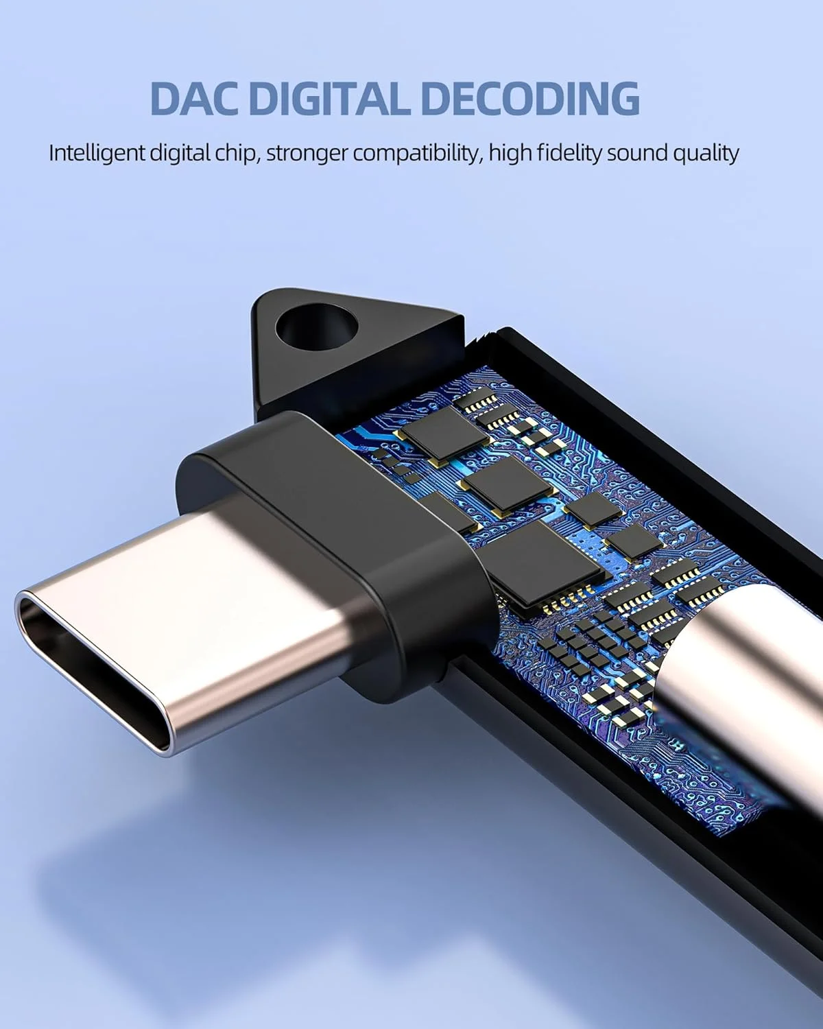تبدیل USB-C به جک 3.5 میلی‌متری هدفون (بسته 2 عددی) کابل صدا AUX سازگار با iPhone 16 15، Samsung Galaxy S24، iPad، آداپتور میکروفون هدفون Type-C، اتصال دهنده اندروید، لوازم جانبی تبلت