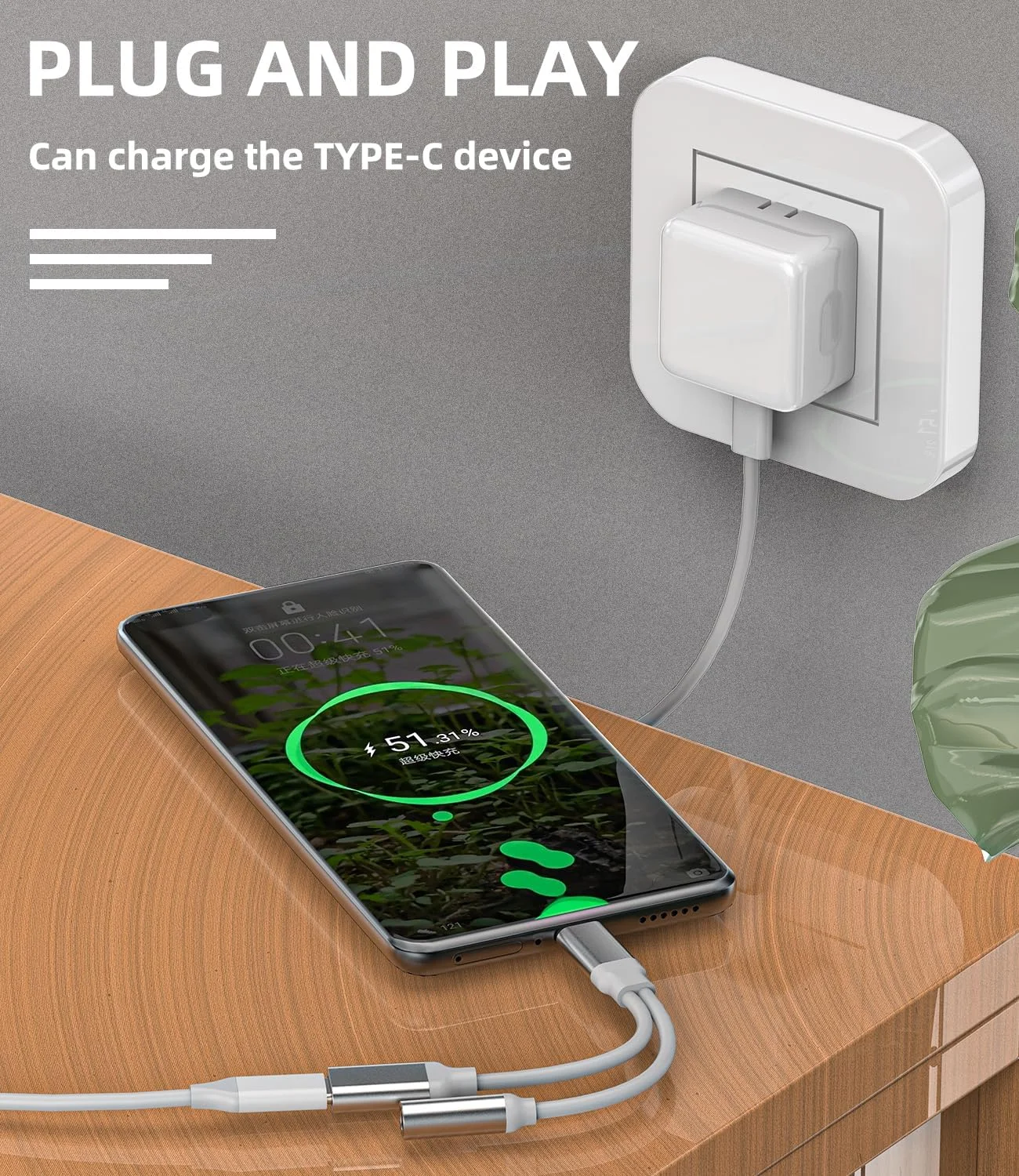 آداپتور USB-C به جک هدفون 3.5 میلی‌متری برای آیفون (2 در 1) کابل شارژ Type-C دانگل سازگار با سامسونگ S23 لوازم جانبی شارژر مک‌بوک استریو ماشین DAC AUX اسپلیتر صدا برای Apple 15Pro Max برای iPad