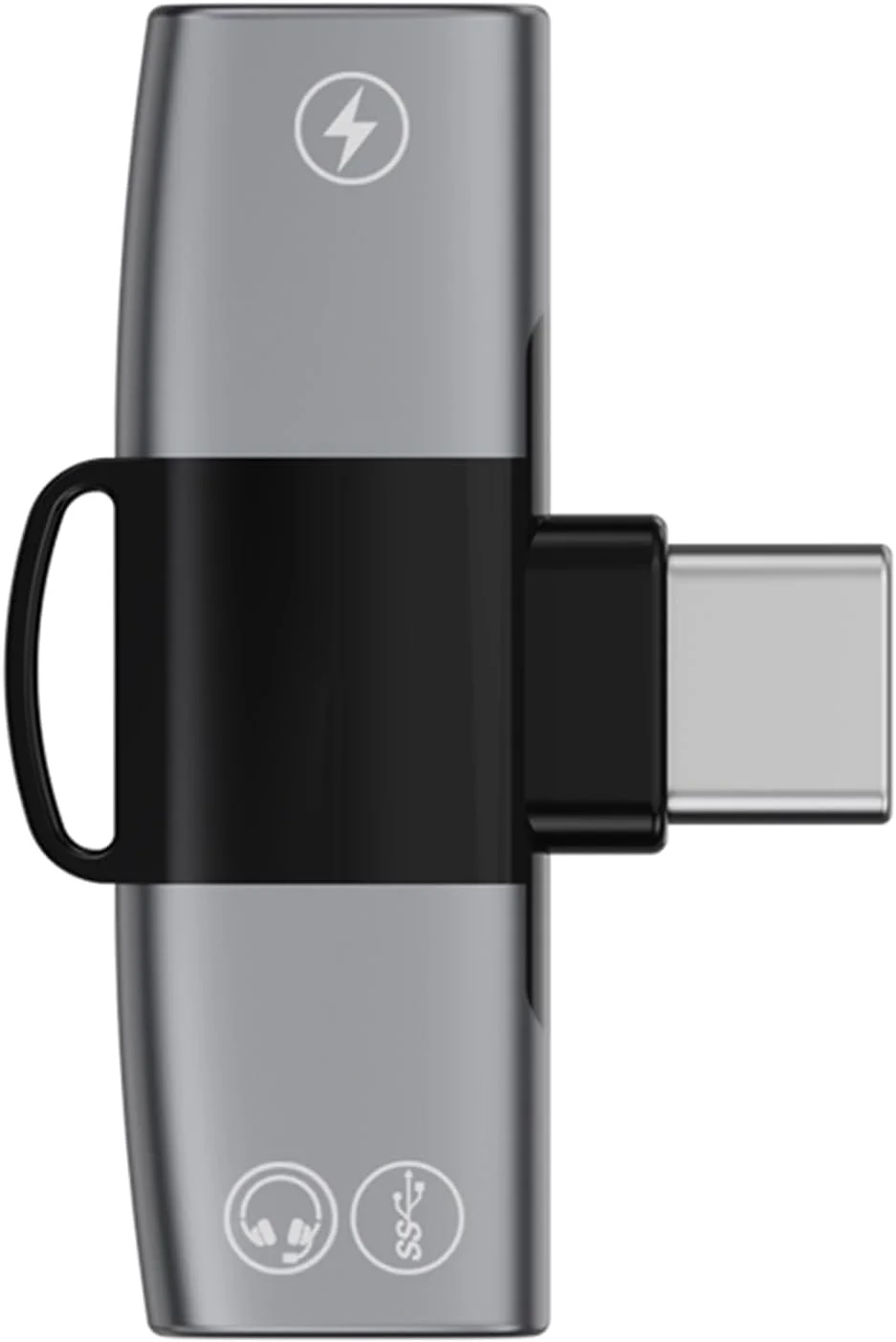 آداپتور USB C به جک 3.5 میلی‌متری هدفون و شارژر، تبدیل 2 در 1 Type-C صدا با کیفیت بالا با شارژ سریع PD، نر به ماده، برای آیفون/گلکسی