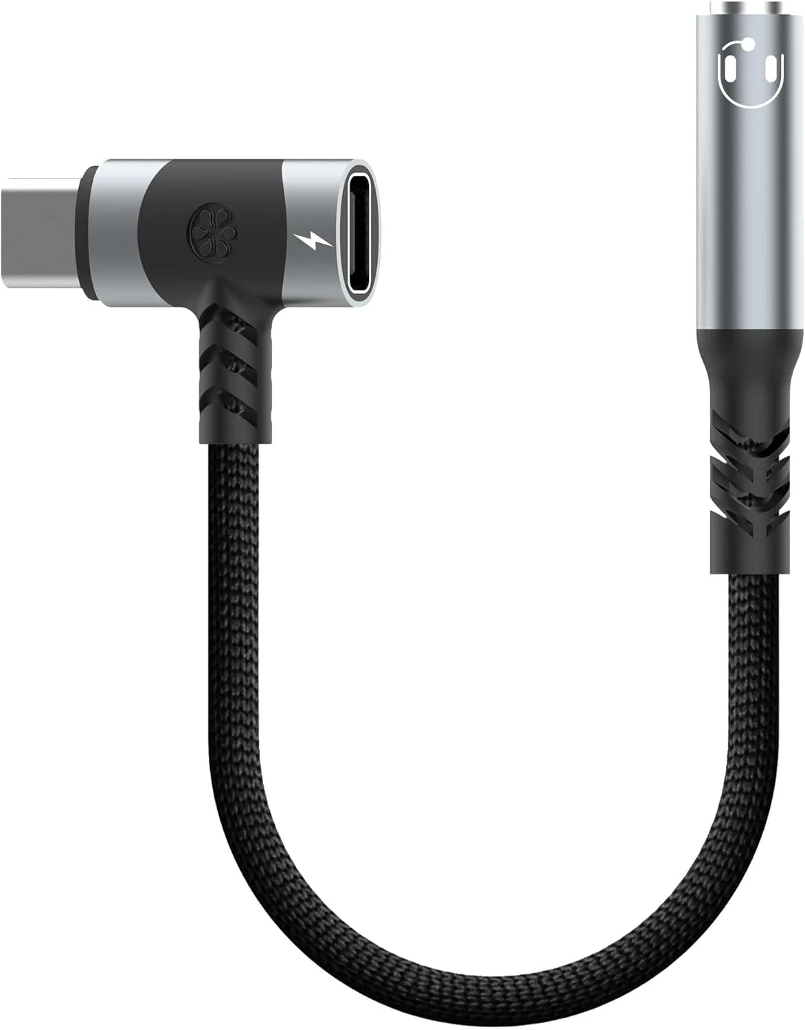 آداپتور USB C به جک هدفون 3.5 میلی‌متری و شارژر، تبدیل 2 در 1 USB C به جک صوتی AUX با شارژ سریع PD 100W برای هدفون سازگار با Samsung S24/23 Ultra iPad Pro Air