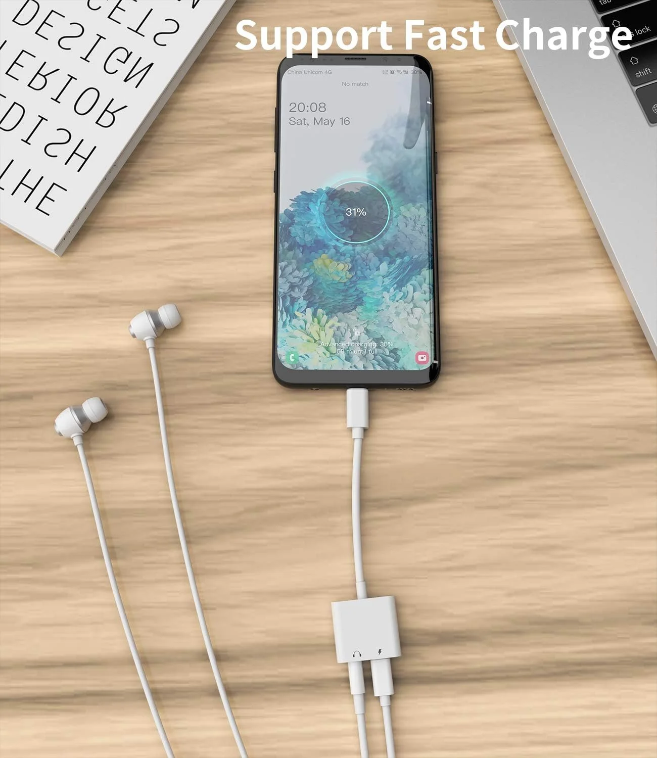 تبدیل USB-C به جک 3.5 میلیمتری هدفون، لوازم جانبی صوتی 2 در 1 DAC، جک Type C، کابل شارژر اسپلیتر AUX سازگار با Samsung Galaxy S20 S21 S22 Ultra Note10، Apple، iPhone 15 Pro Max و iPad تبدیل USB-C به جک 3.5 میلیمتری هدفون، لوازم جانبی صوتی 2 در 1 DAC، جک Type C، کابل شارژر اسپلیتر AUX سازگار با Samsung Galaxy S20 S21 S22 Ultra Note10، Apple، iPhone 15 Pro Max و iPad