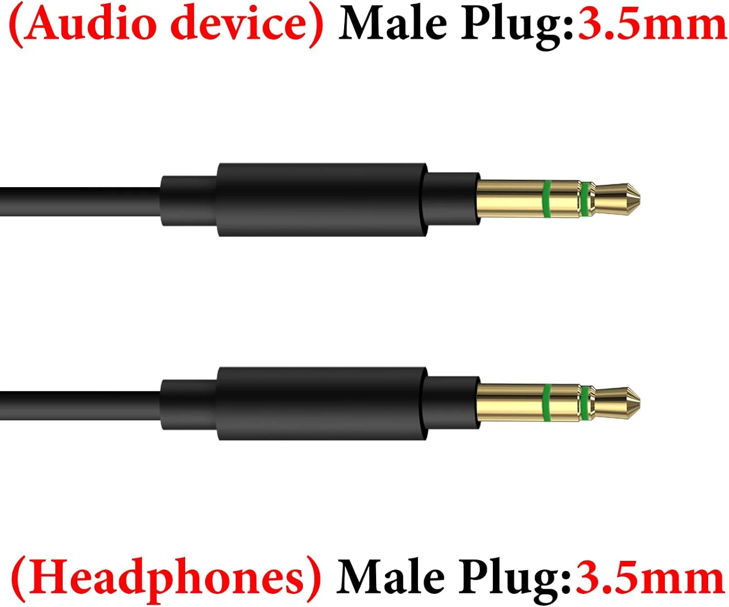 کابل صوتی Geekria سازگار با هدفون های Sony WH-1000XM6/1000XM5/1000XM4, XB920N/XB910N, CH720N, ULT Wear، کابل جایگزین استریو 3.5 میلی متری به 3.5 میلی متری (1.2 متر)