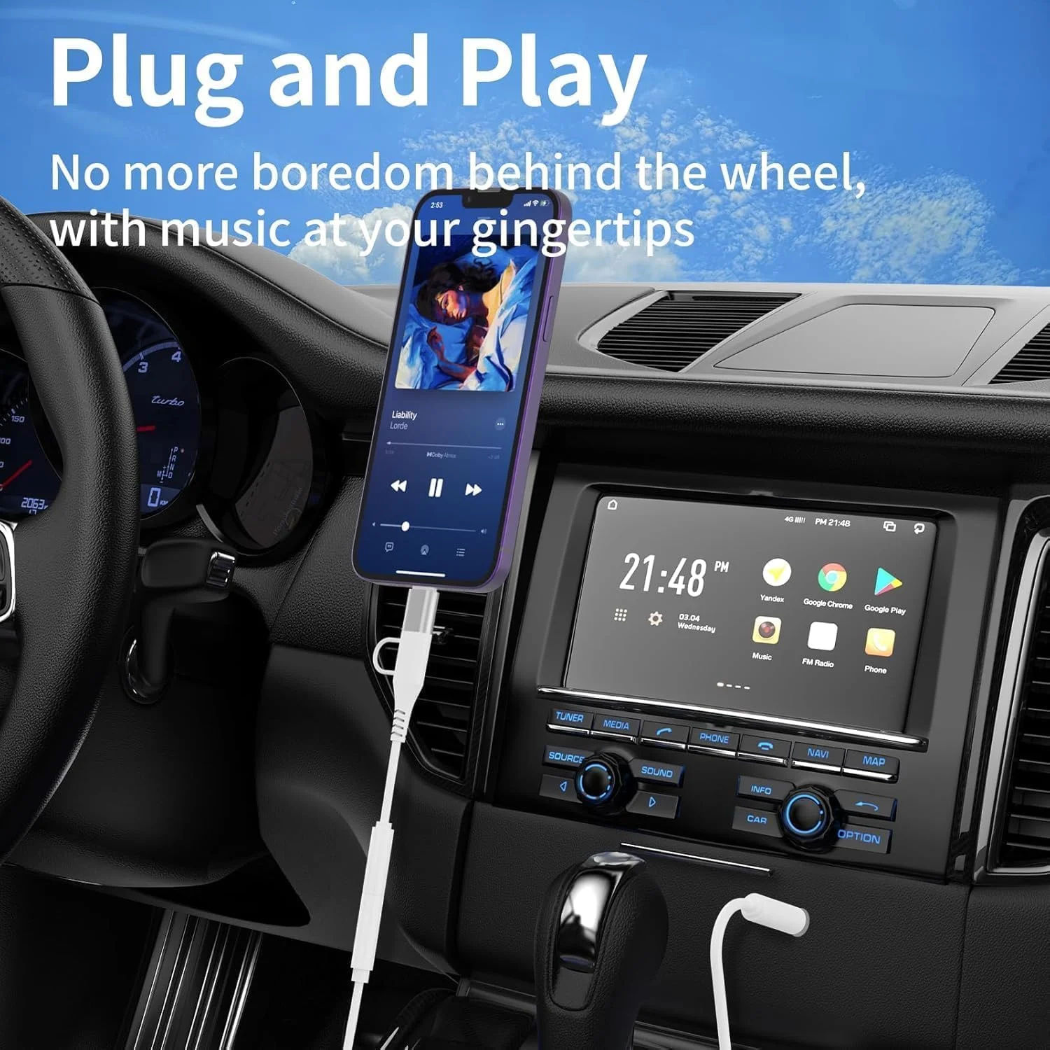 آداپتور صوتی دو پورت، تبدیل کننده جک هدفون 3.5 میلیمتری برای تلفنهای همراه و تبلتها، اتصال دهنده کمکی با کیفیت صدای Hi-Fi برای دستگاههای جدید آداپتور صوتی دو پورت، تبدیل کننده جک هدفون 3.5 میلیمتری برای تلفنهای همراه و تبلتها، اتصال دهنده کمکی با کیفیت صدای Hi-Fi برای دستگاههای جدید