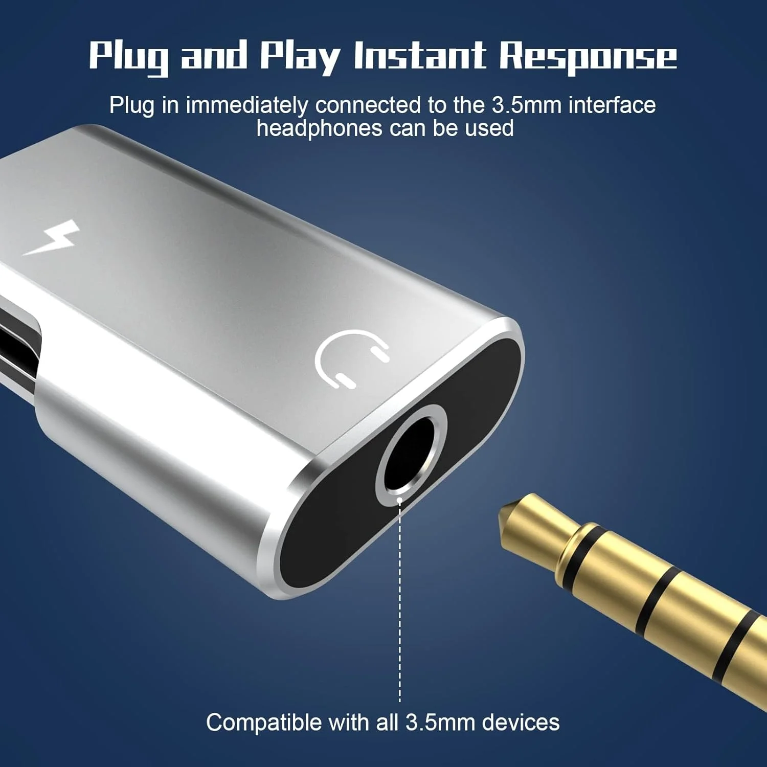 تبدیل USB-C به جک هدفون 3.5 میلیمتری و شارژر، آداپتور 2 در 1 USB-C به AUX با DAC با وضوح بالا و کابل دانگل شارژ سریع سازگار با سری Galaxy/Pixel/Note تبدیل USB-C به جک هدفون 3.5 میلیمتری و شارژر، آداپتور 2 در 1 USB-C به AUX با DAC با وضوح بالا و کابل دانگل شارژ سریع سازگار با سری Galaxy/Pixel/Note