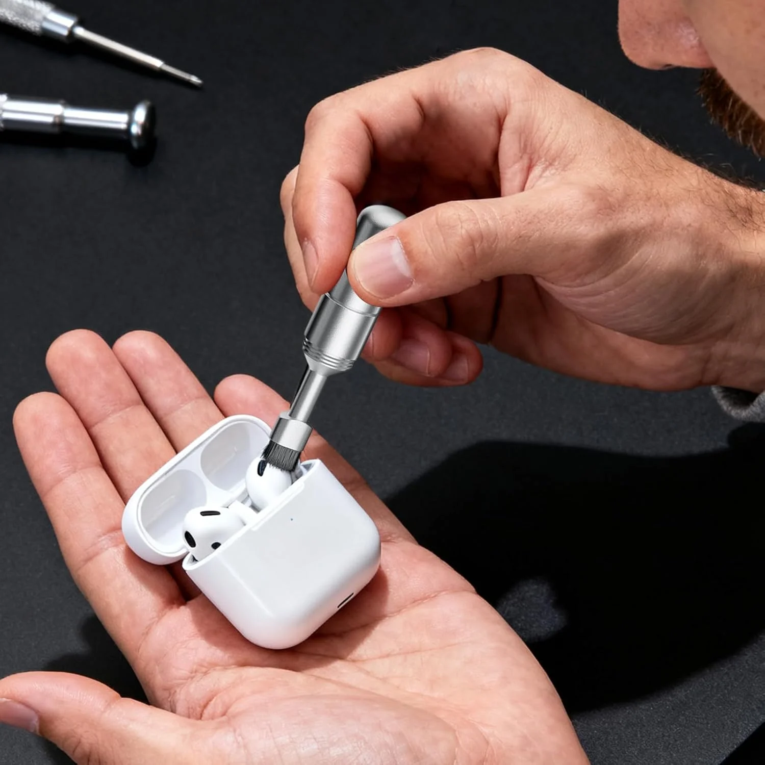 ابزار بیرون آوردن سیم کارت | جاکلیدی سوزن بیرون انداز سیم کارت برای موبایل | برس تمیز کننده دقیق الکترونیکی برای تعمیر و نگهداری پورت شارژ تبلت و گوشی هوشمند و جک هدفون