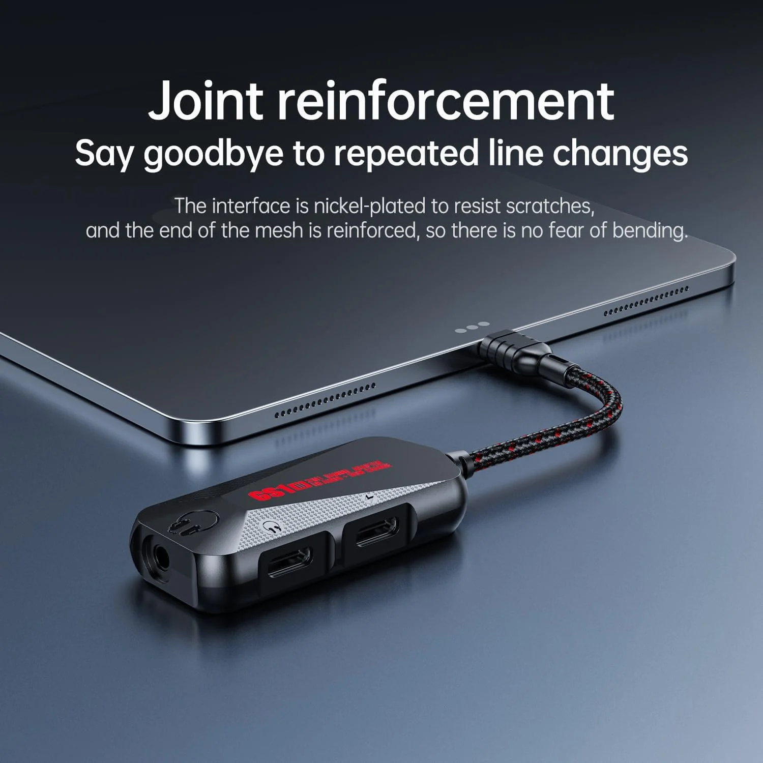 آداپتور صوتی و شارژر 3 در 1 USB C به 3.5 میلی‌متری / USB C با وضوح بالا 32 بیتی Aux به USB C با شارژ سریع PD 60W دانگل کابل برای آیفون 16/15 پرو مکس/گلکسی/آیپد پرو/ایر (GS1-USBC 180°)