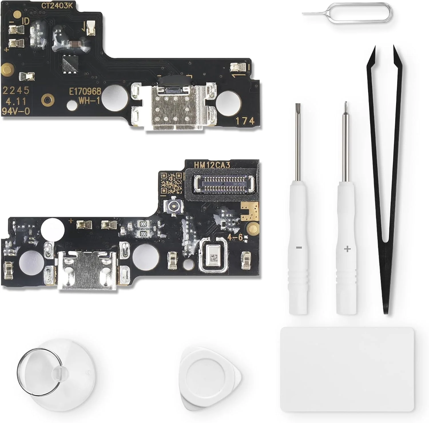 داک جایگزین برای شیائومی ردمی 12C، درگاه اتصال شارژر، میکروفون، جک صوتی + کیت تعمیر جایگزین