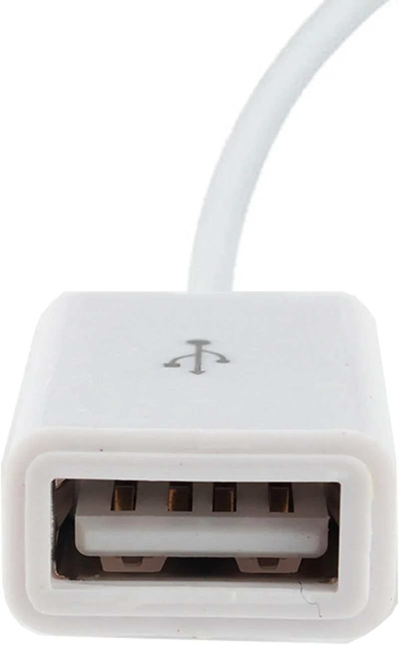 آداپتور کابل دوشاخه صوتی نر 3.5 میلی‌متری به USB ماده 2.0 اتوپلازا، فقط برای پورت AUX خودرو، خودرو نیاز به عملکرد رمزگشایی MP3 دارد.