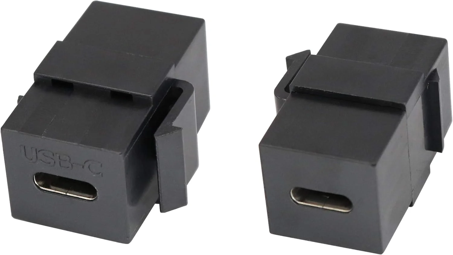 آداپتور مادگی به مادگی USB 3.1 Type-C AAOTOKK برای پنل خروجی دیوار (مشکی / 2 عددی)