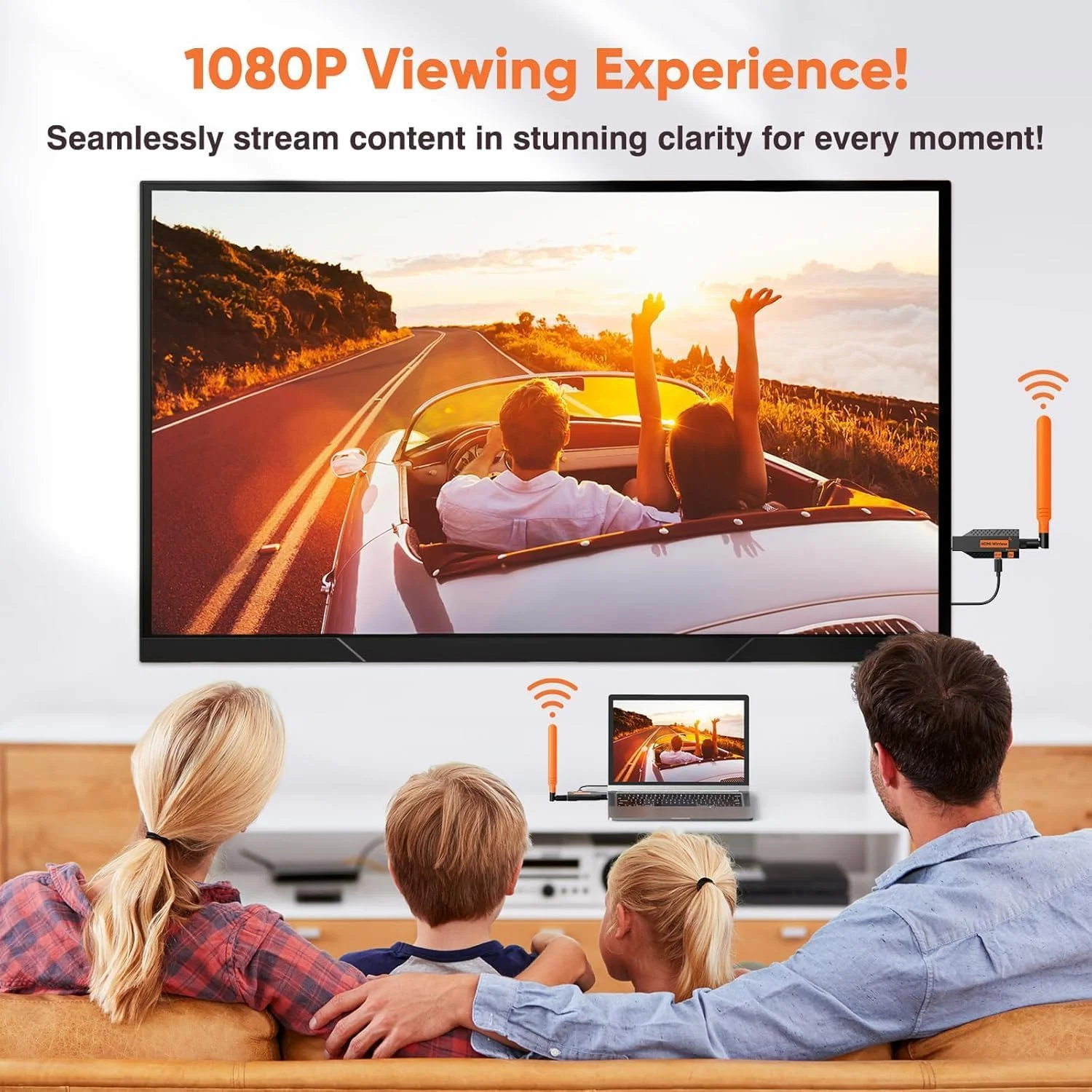 فرستنده و گیرنده HDMI بیسیم، پخش جریانی HD 1080P، برد بلند 150 متر، توسعه دهنده HDMI Plug & Play برای تلویزیون، پروژکتور، لپتاپ، کنسول بازی، ایده آل برای استفاده در خانه، دفتر، کلاس درس فرستنده و گیرنده HDMI بیسیم، پخش جریانی HD 1080P، برد بلند 150 متر، توسعه دهنده HDMI Plug & Play برای تلویزیون، پروژکتور، لپتاپ، کنسول بازی، ایده آل برای استفاده در خانه، دفتر، کلاس درس