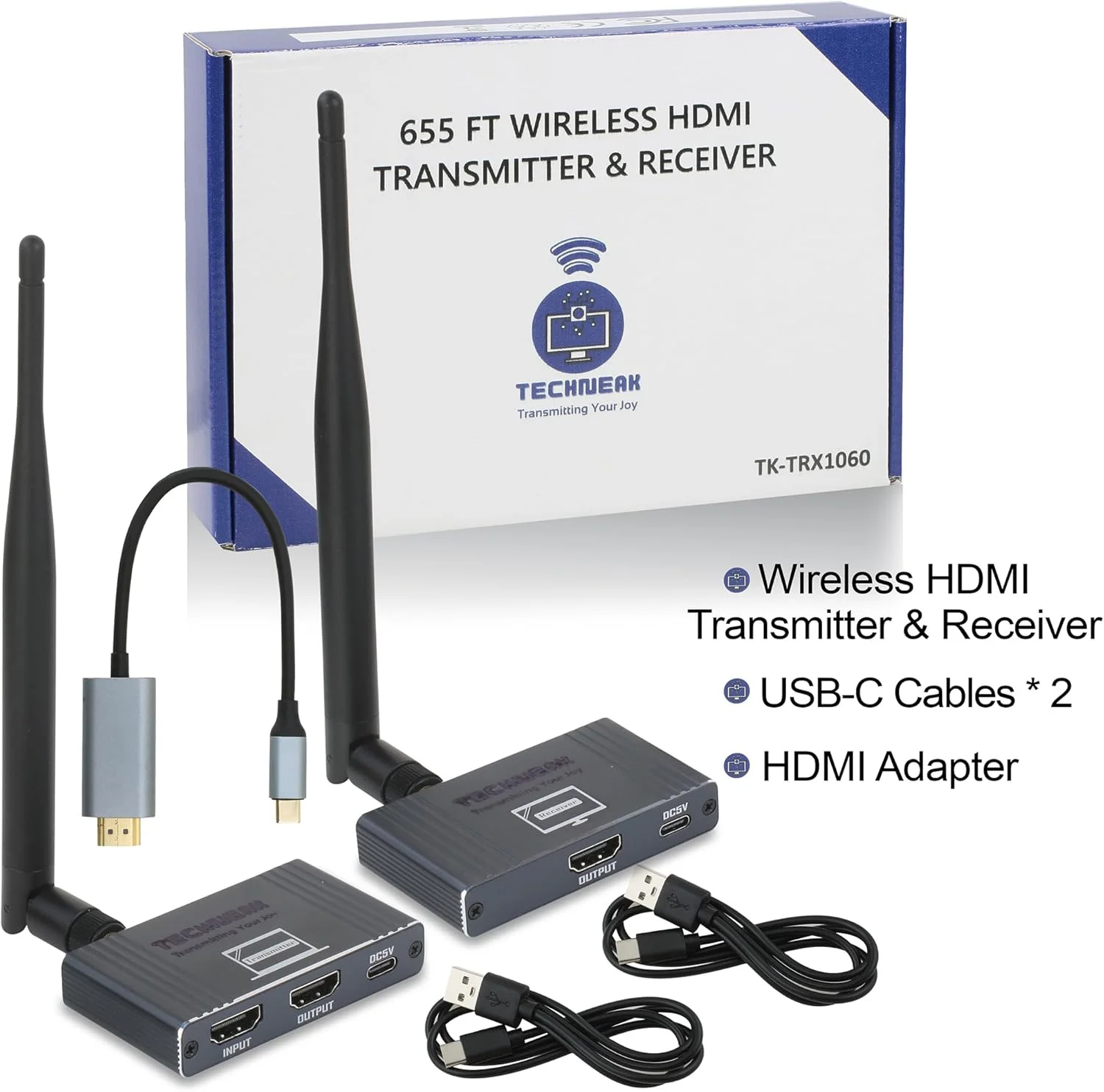 فرستنده و گیرنده HDMI بیسیم با قابلیت اتصال آسان، برد 160 متر، رمزگشایی 4K و خروجی 1080p برای انتقال ویدیو و صدا به/از دوربین، تلفن، لپتاپ، پروژکتور، کامپیوتر، سیستم نظارتی، تلویزیون، ایکسباکس و غیره فرستنده و گیرنده HDMI بیسیم با قابلیت اتصال آسان، برد 160 متر، رمزگشایی 4K و خروجی 1080p برای انتقال ویدیو و صدا به/از دوربین، تلفن، لپتاپ، پروژکتور، کامپیوتر، سیستم نظارتی، تلویزیون، ایکسباکس و غیره