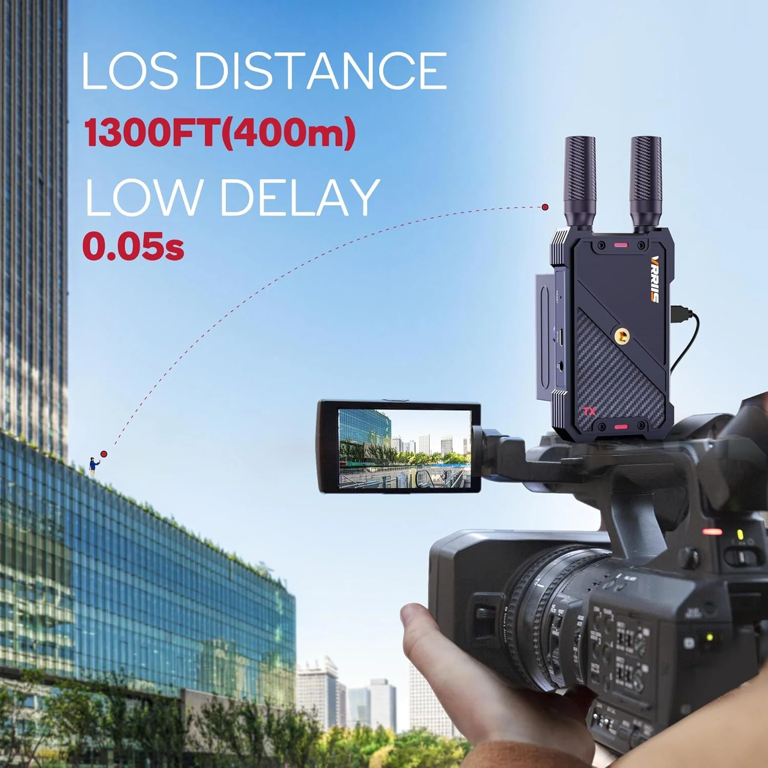 فرستنده و گیرنده HDMI بیسیم، سیستم انتقال ویدئو بیسیم 1080P Full HD با خروجی Loop، برد 1300FT Los، تاخیر 0.05 ثانیه، برای استریم از DSLR، لپتاپ، Setop Box به تلویزیون/پروژکتور با پشتیبانی از IR فرستنده و گیرنده HDMI بیسیم، سیستم انتقال ویدئو بیسیم 1080P Full HD با خروجی Loop، برد 1300FT Los، تاخیر 0.05 ثانیه، برای استریم از DSLR، لپتاپ، Setop Box به تلویزیون/پروژکتور با پشتیبانی از IR