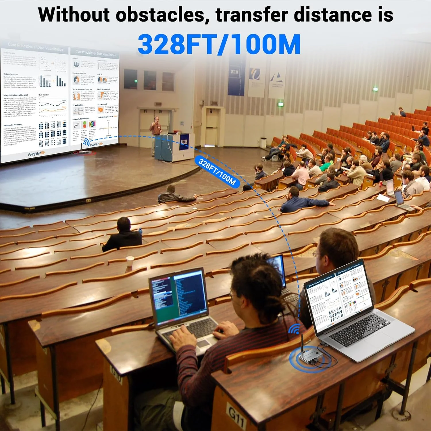 کیت فرستنده و گیرنده HDMI بیسیم 4K، توسعه دهنده HDMI تا 100 متر، 4K@30Hz، 5.8GHz، فرستنده بیسیم HDMI انتقال ویدئو/صدا از لپتاپ، دوربین به تلویزیون، پروژکتور، برای خانه کیت فرستنده و گیرنده HDMI بیسیم 4K، توسعه دهنده HDMI تا 100 متر، 4K@30Hz، 5.8GHz، فرستنده بیسیم HDMI انتقال ویدئو/صدا از لپتاپ، دوربین به تلویزیون، پروژکتور، برای خانه