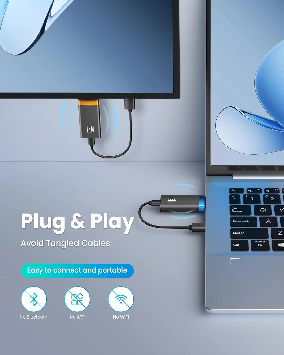 فرستنده و گیرنده HDMI بیسیم 30 متر، رمزگشایی 4K خروجی HD 1080P@60Hz، توسعه دهنده HDMI بیسیم، 2.4G&5G اتصال آسان و تاخیر کم برای پخش ویدیو/صدا به مانیتور از لپتاپ/رایانه شخصی/جعبه تلویزیون/پروژکتور فرستنده و گیرنده HDMI بیسیم 30 متر، رمزگشایی 4K خروجی HD 1080P@60Hz، توسعه دهنده HDMI بیسیم، 2.4G&5G اتصال آسان و تاخیر کم برای پخش ویدیو/صدا به مانیتور از لپتاپ/رایانه شخصی/جعبه تلویزیون/پروژکتور