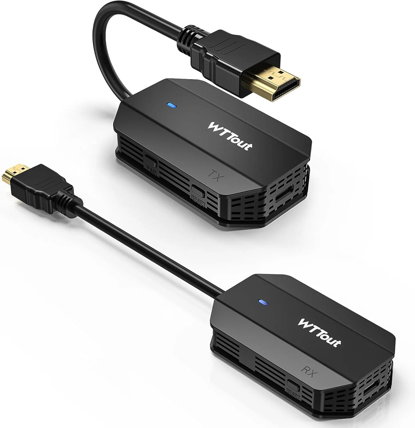 فرستنده و گیرنده HDMI بیسیم، توسعه دهنده HDMI با برد بلند 50 متر، اتصال آسان، پشتیبانی از 2.4/5 گیگاهرتز برای پخش ویدیو/صدا به تلویزیون/مانیتور/پروژکتور از رایانه شخصی/دوربین/لپتاپ (مشکی) فرستنده و گیرنده HDMI بیسیم، توسعه دهنده HDMI با برد بلند 50 متر، اتصال آسان، پشتیبانی از 2.4/5 گیگاهرتز برای پخش ویدیو/صدا به تلویزیون/مانیتور/پروژکتور از رایانه شخصی/دوربین/لپتاپ (مشکی)