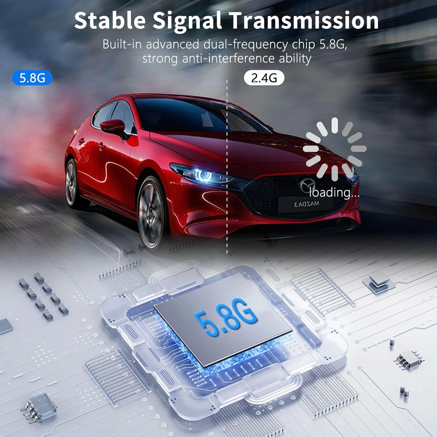 کیت فرستنده و گیرنده HDMI بیسیم 5.8G، توسعه دهنده HDMI بیسیم با خروجی حلقوی، اتصال آسان، 200 متر، 1080P@60Hz برای پخش از PC/STB/لپ تاپ/DSLR به تلویزیون/پروژکتور/مانیتور کیت فرستنده و گیرنده HDMI بیسیم 5.8G، توسعه دهنده HDMI بیسیم با خروجی حلقوی، اتصال آسان، 200 متر، 1080P@60Hz برای پخش از PC/STB/لپ تاپ/DSLR به تلویزیون/پروژکتور/مانیتور
