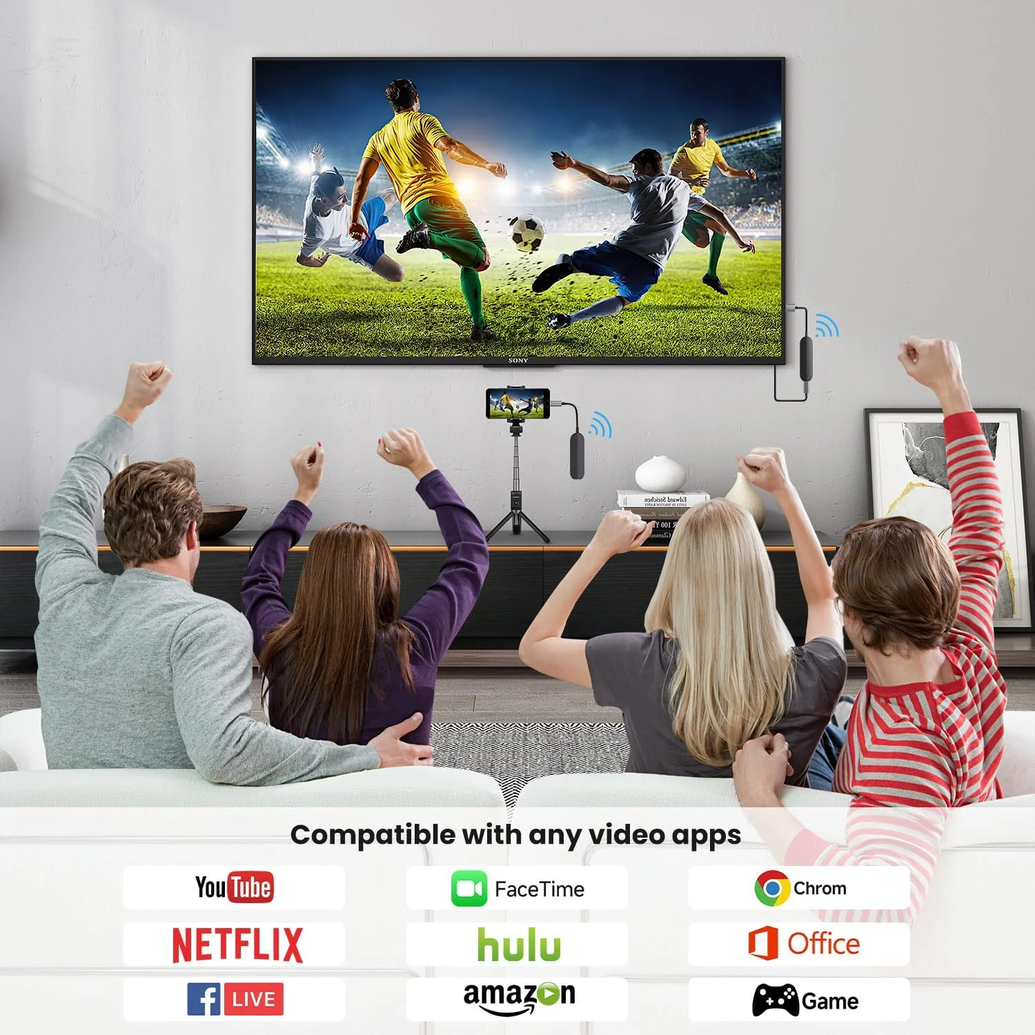 فرستنده و گیرنده HDMI بیسیم، پخش جریانی قابل حمل 2.4G/5G، توسعهدهنده رسانه HDMI بیسیم، رمزگشایی 4K، خروجی 1080P برای لپتاپ، نتفلیکس، پروژکتور، ویدیو فرستنده و گیرنده HDMI بیسیم، پخش جریانی قابل حمل 2.4G/5G، توسعهدهنده رسانه HDMI بیسیم، رمزگشایی 4K، خروجی 1080P برای لپتاپ، نتفلیکس، پروژکتور، ویدیو