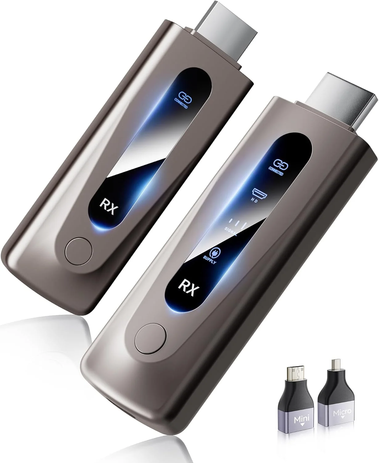 فرستنده و گیرنده HDMI بی سیم مدل S3 قهوه ای فرستنده و گیرنده HDMI بی سیم مدل S3 قهوه ای