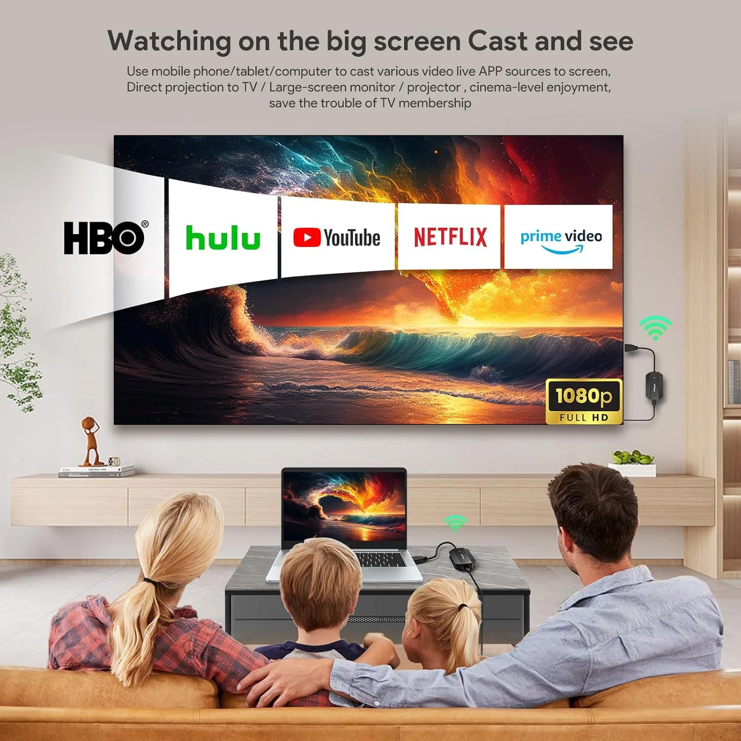 فرستنده و گیرنده HDMI بیسیم، توسعه دهنده HDMI با برد بلند 50 متر، اتصال آسان، پشتیبانی از 2.4/5 گیگاهرتز برای پخش ویدیو/صدا به تلویزیون/مانیتور/پروژکتور از رایانه شخصی/دوربین/لپتاپ (مشکی) فرستنده و گیرنده HDMI بیسیم، توسعه دهنده HDMI با برد بلند 50 متر، اتصال آسان، پشتیبانی از 2.4/5 گیگاهرتز برای پخش ویدیو/صدا به تلویزیون/مانیتور/پروژکتور از رایانه شخصی/دوربین/لپتاپ (مشکی)