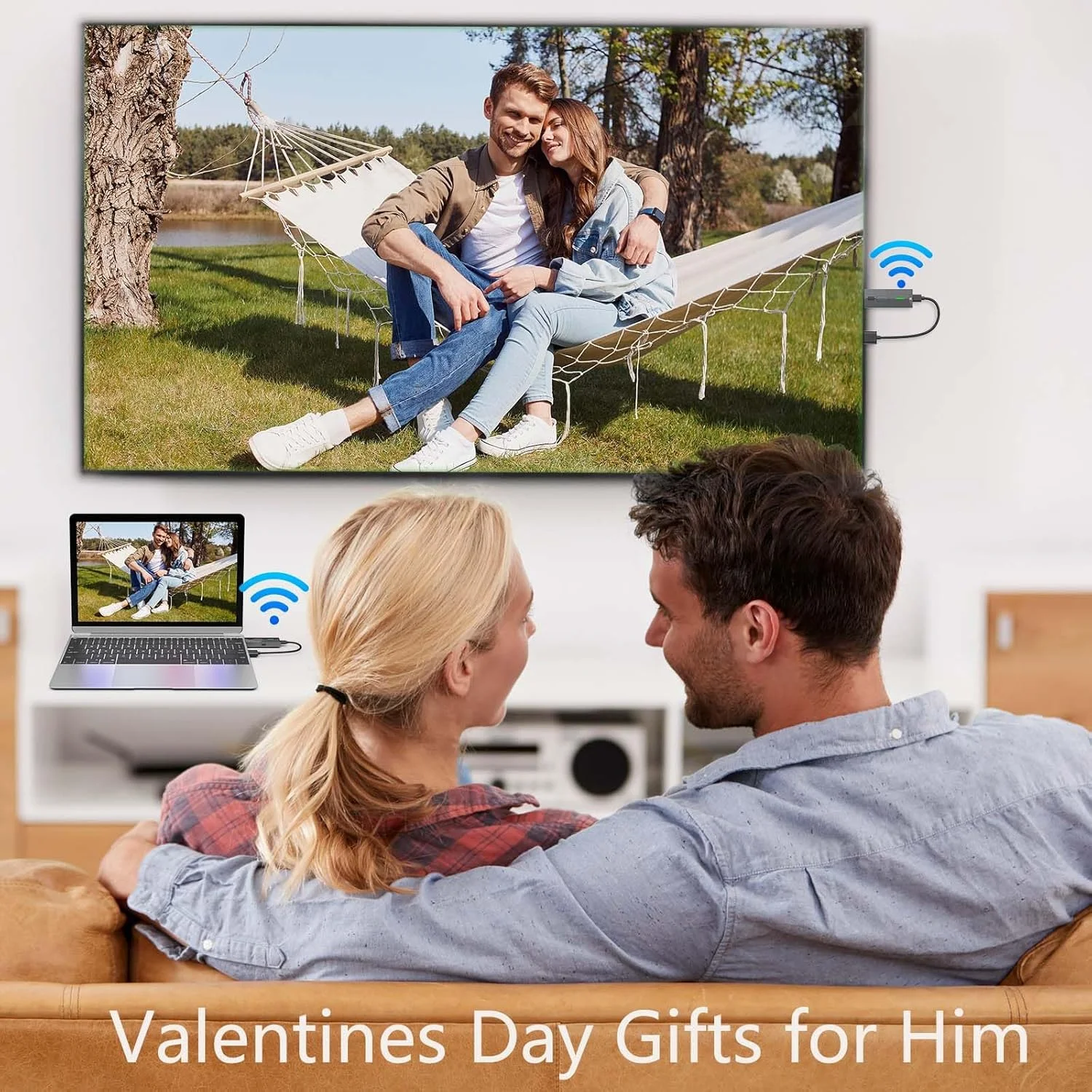 فرستنده و گیرنده HDMI بیسیم، دکور 4K با قابلیت اتصال آسان، کیت توسعه دهنده بیسیم قابل حمل 2.4G/5G برای پخش ویدیو و صدا به مانیتور از لپتاپ/کامپیوتر/تلویزیون فرستنده و گیرنده HDMI بیسیم، دکور 4K با قابلیت اتصال آسان، کیت توسعه دهنده بیسیم قابل حمل 2.4G/5G برای پخش ویدیو و صدا به مانیتور از لپتاپ/کامپیوتر/تلویزیون