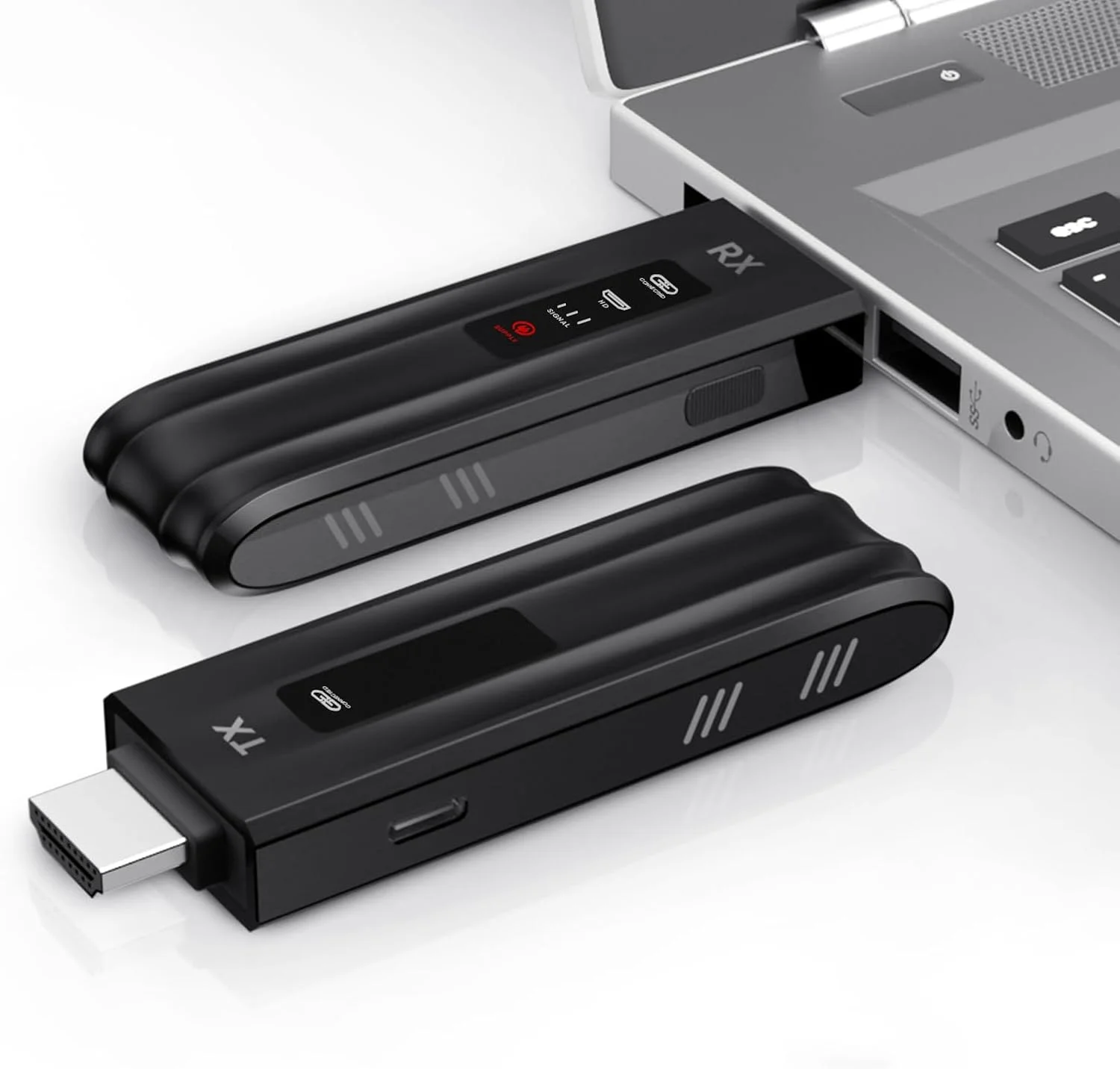 فرستنده و گیرنده HDMI بیسیم قابل حمل با صفحه نمایش LED، توسعه دهنده بیسیم HDMI برای مانیتور از PC/TV Box فرستنده و گیرنده HDMI بیسیم قابل حمل با صفحه نمایش LED، توسعه دهنده بیسیم HDMI برای مانیتور از PC/TV Box