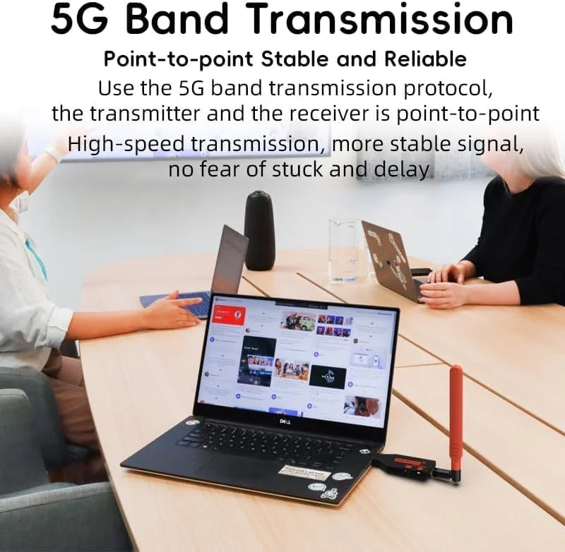 فرستنده و گیرنده HDMI بیسیم، برد بلند 150 متر، رمزگشایی 4K خروجی 1080P@60Hz، اتصال و پخش، توسعه دهنده HDMI بیسیم 5G/2.4G برای انتقال ویدئو و صدا از PC/DV/لپ تاپ/پروژکتور/TV Box به مانیتور فرستنده و گیرنده HDMI بیسیم، برد بلند 150 متر، رمزگشایی 4K خروجی 1080P@60Hz، اتصال و پخش، توسعه دهنده HDMI بیسیم 5G/2.4G برای انتقال ویدئو و صدا از PC/DV/لپ تاپ/پروژکتور/TV Box به مانیتور